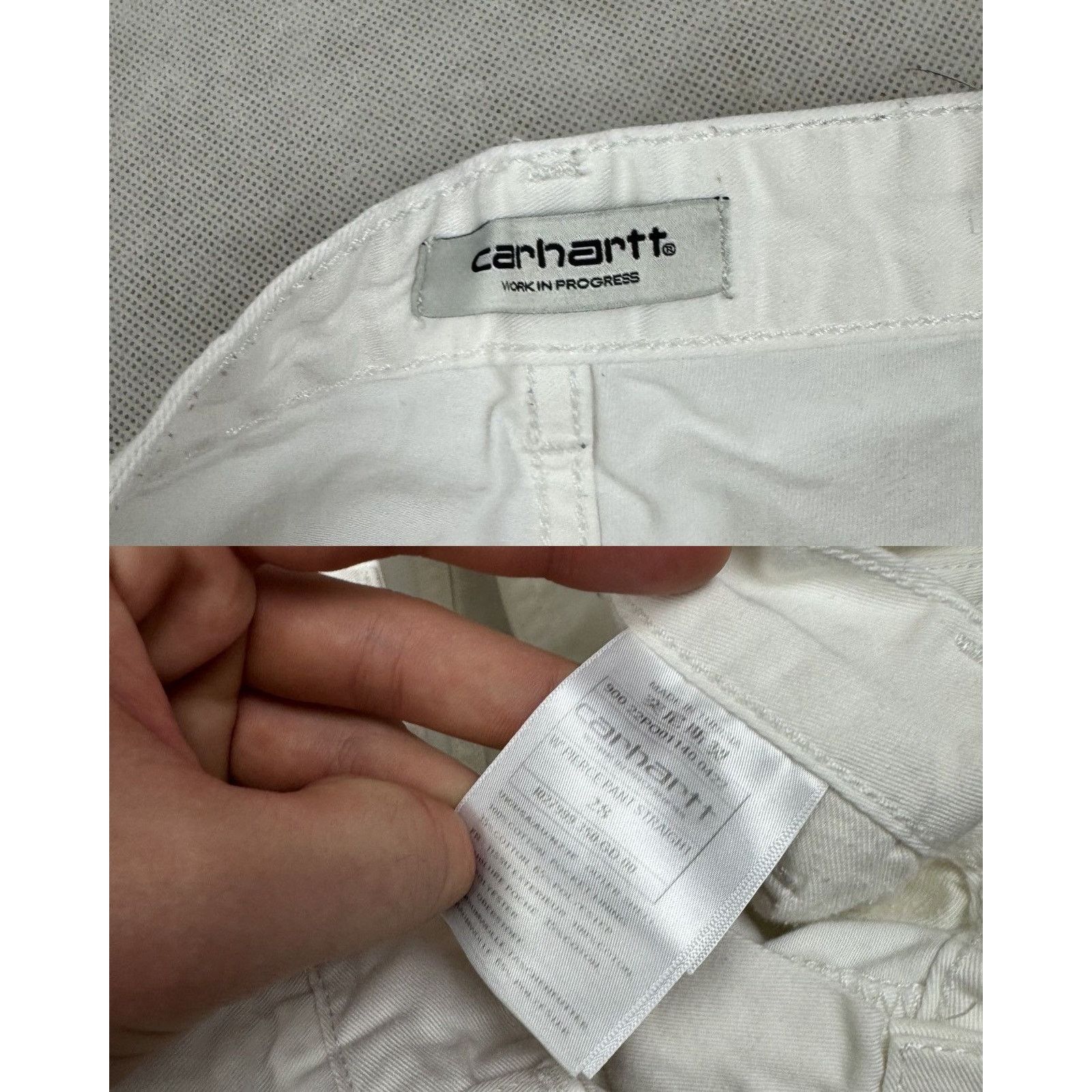 Carhartt Carhartt WIP Womens White Cotton Straight Leg Pierce Pant 28 Size 28" / US 6 / IT 42 - 2 Thumbnail
