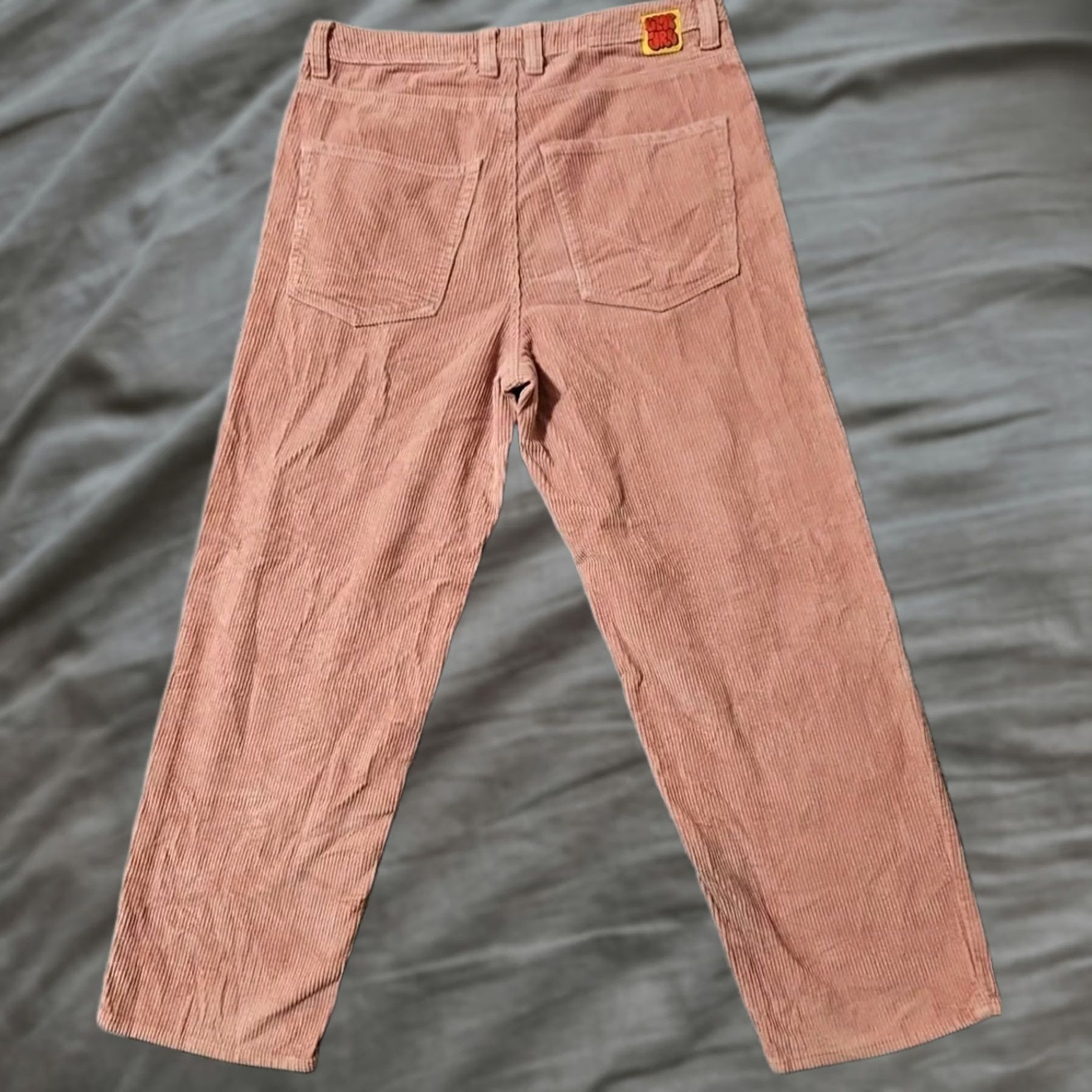 Empyre Empyre Pants Men's 32x29 Pink Corduroy Relax Baggy Straight Skater 90s Y2K Retro Size US 32 / EU 48 - 1 Thumbnail
