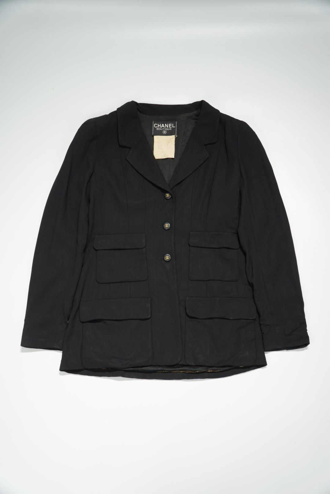 Chanel Chanel 95P CC Mark Logo Blazer Jacket Size S / US 4 / IT 40 - 1 Thumbnail