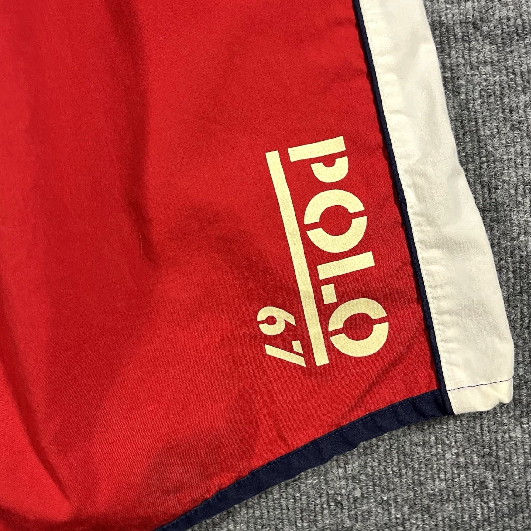 Polo Ralph Lauren Polo Ralph Lauren Swim Trunks Mens 40 Board Shorts Red 90s Hawaii Sports Beach Mens 40 Red Polo Ralph Lauren | Board Shorts | Mens Size US L / EU 52-54 / 3 - 2 Thumbnail