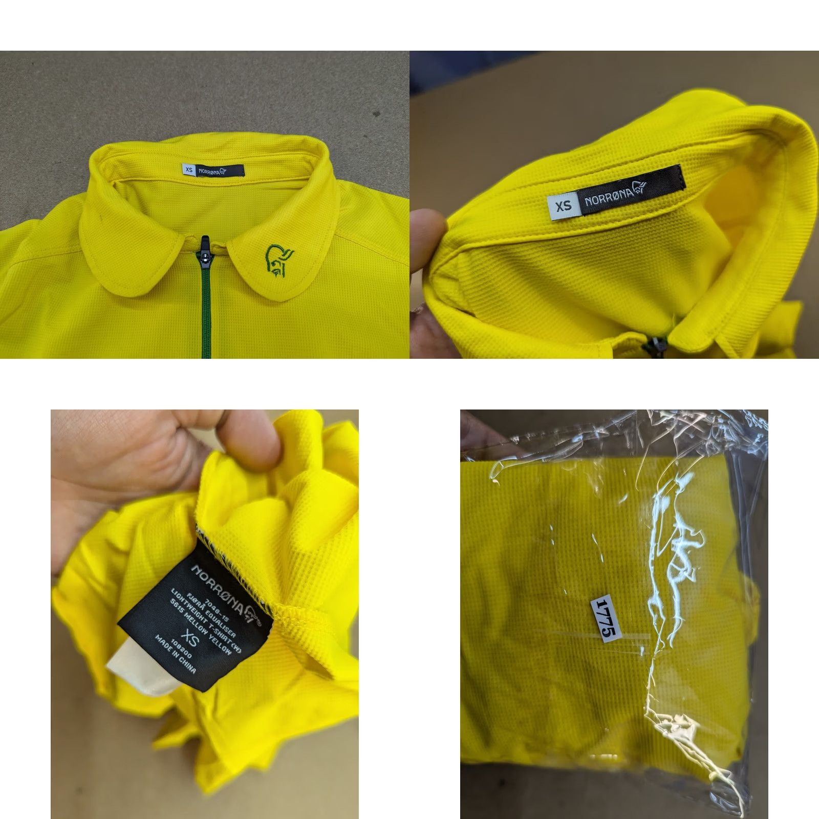 Vintage Norrona Fjora Equaliser Womens T-Shirt XS Yellow Sport Hiking Running Size XS / US 0-2 / IT 36-38 - 8 Thumbnail