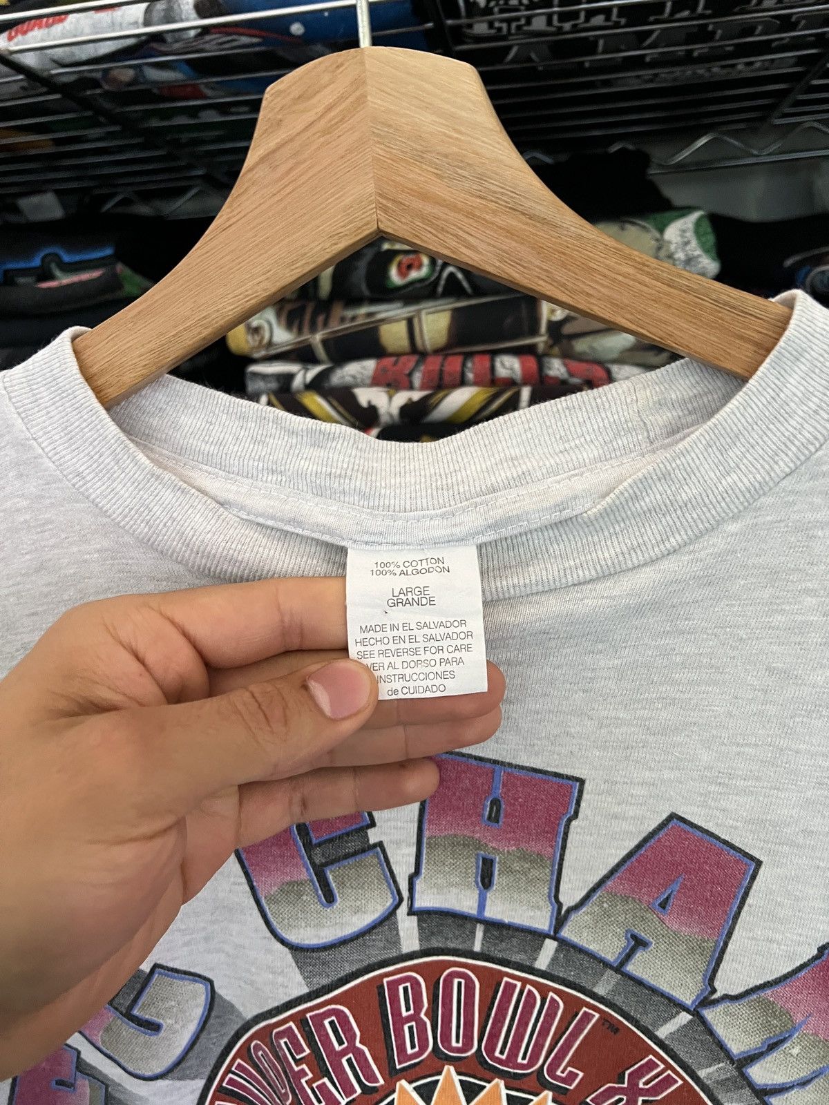 NFL 1994 San Francisco 49ers NFC Champs Super Bowl XXIX Tee Size US L / EU 52-54 / 3 - 4 Thumbnail