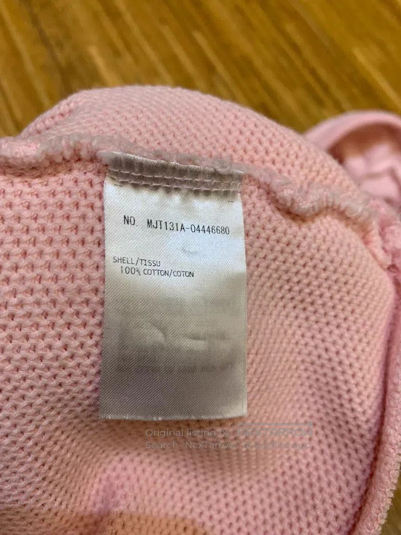 Thom Browne Thom Browne Cherry pink four-striped knitted hooded sweats Size US M / EU 48-50 / 2 - 4 Thumbnail
