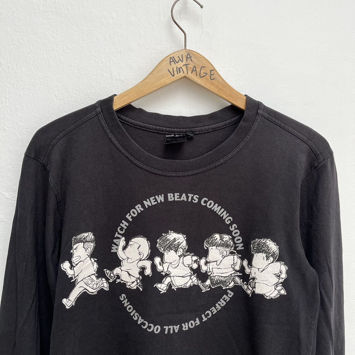 Japanese Brand Number (N)ine x Shohoku Long Sleeve T - Shirt Size US M / EU 48-50 / 2 - 3 Thumbnail
