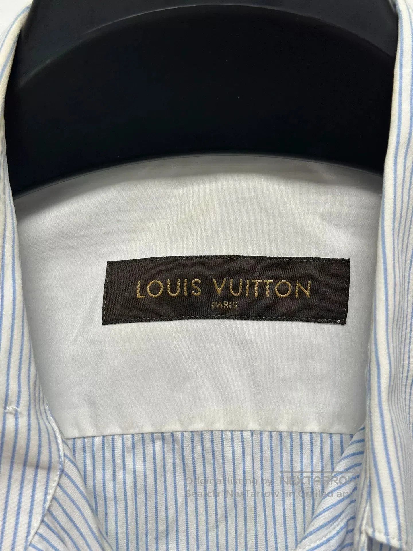 Louis Vuitton Louis Vuitton Blue White Stripe Long. Size US M / EU 48-50 / 2 - 3 Thumbnail