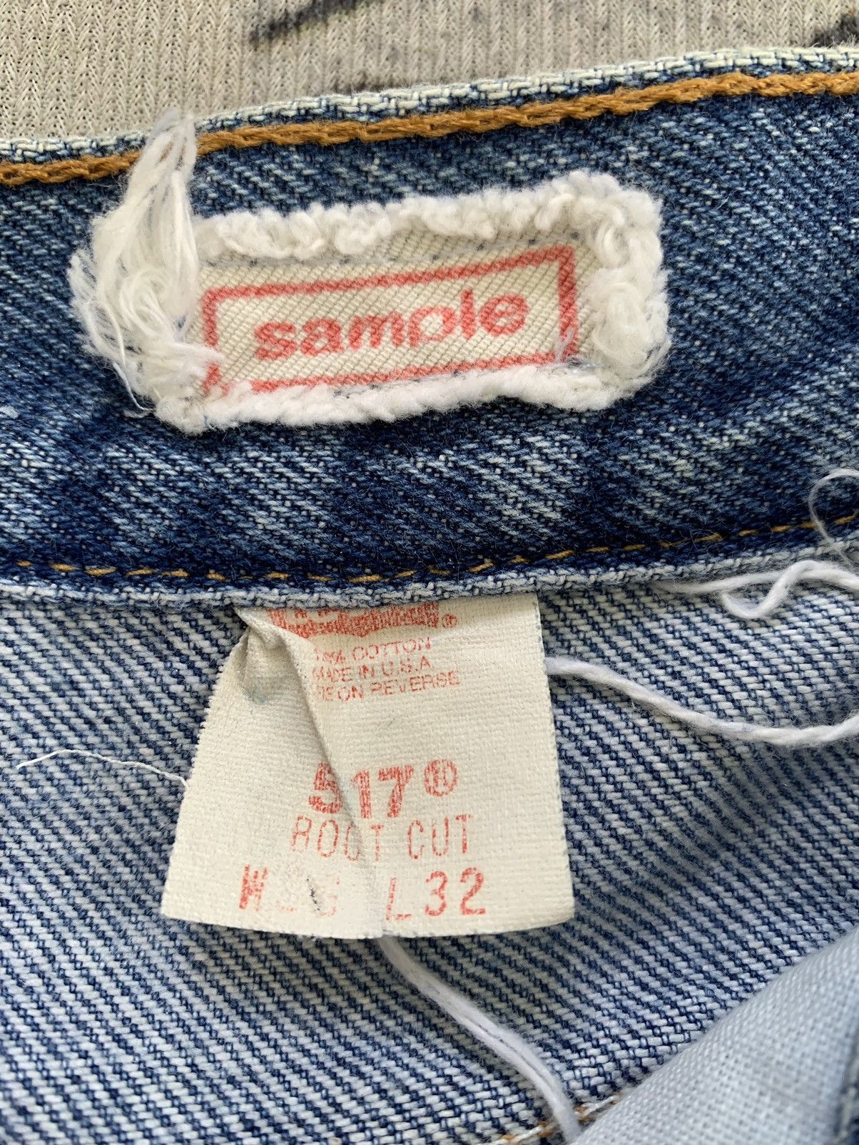 Levi's Levis Distressed 517 Sample Boot Cut Denim Pant Made in Usa Size US 30 / EU 46 - 22 Thumbnail