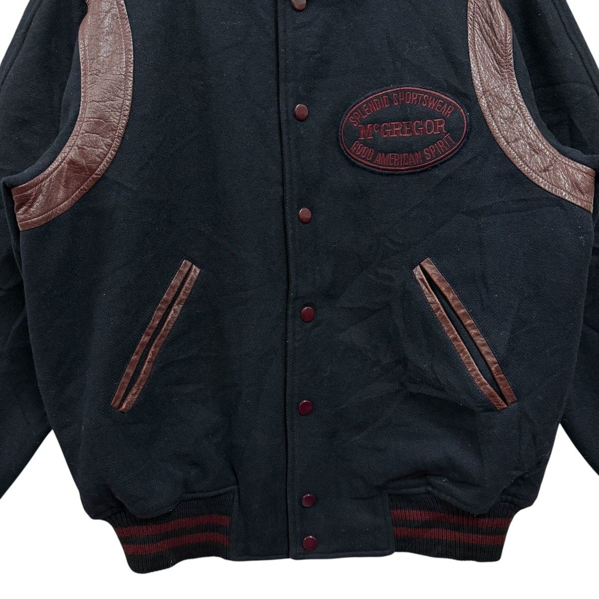 McGregor Vintage Mcgregor Varsity Wool Leather Size US L / EU 52-54 / 3 - 4 Thumbnail