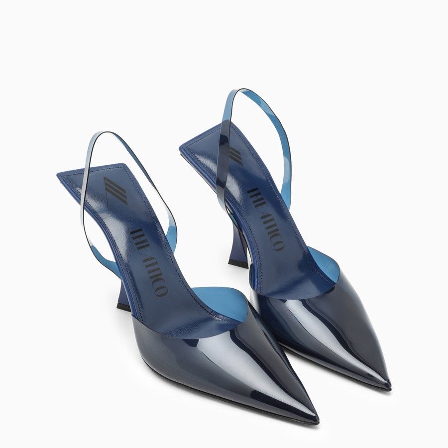 The Attico o1d2blof1024 PVC Slingback in Blue Size US 7.5 / IT 37.5 - 2 Thumbnail