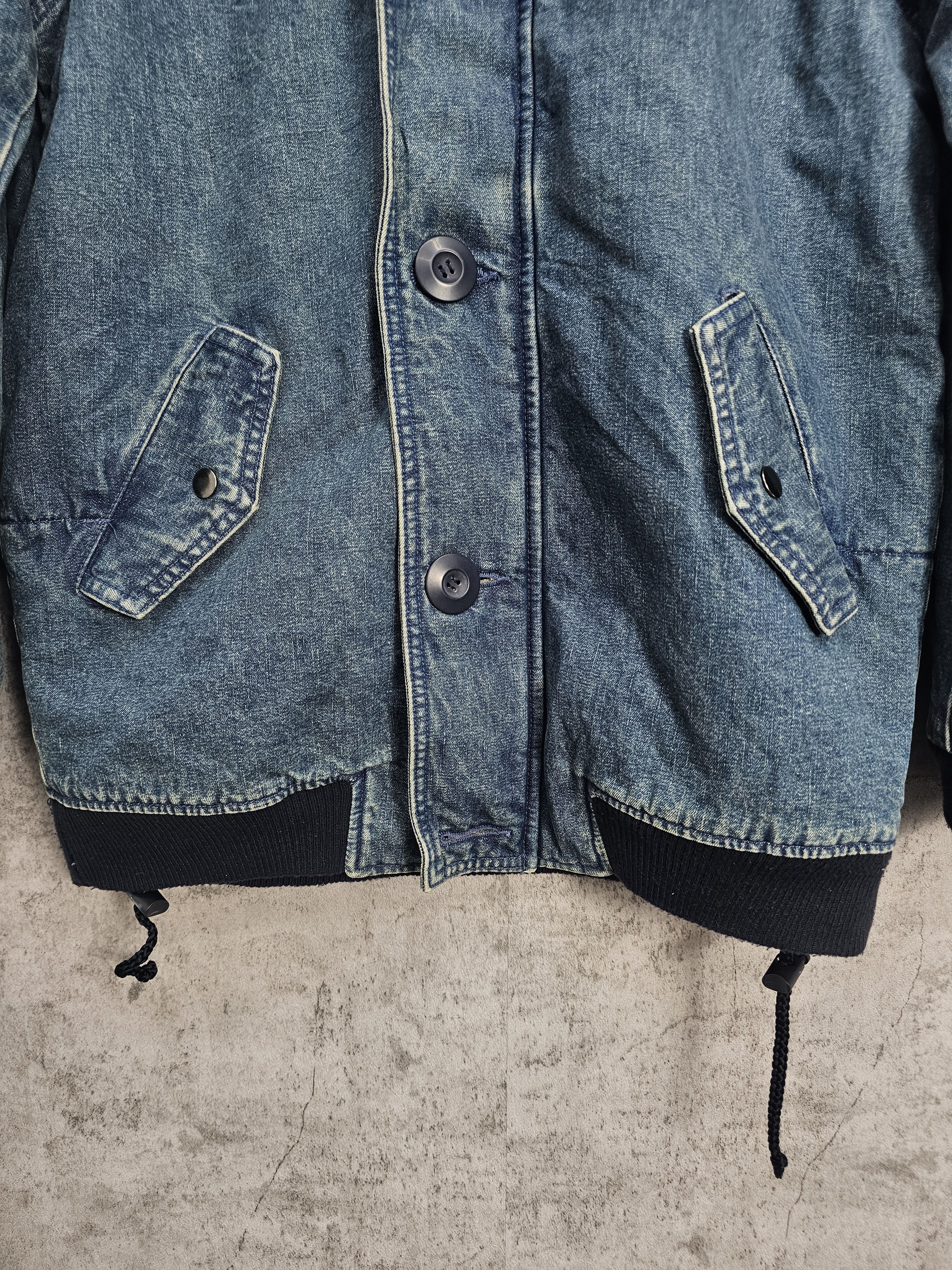Other Japanese Brand RM Denim Heavy Boomber Jacket J0006 Size US S / EU 44-46 / 1 - 6 Thumbnail