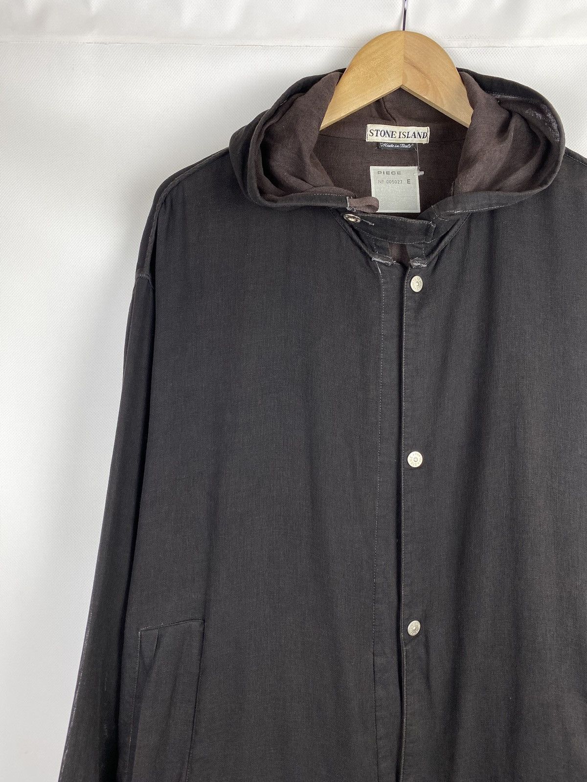 Stone Island Rare Stone Island Vintage Spalmatura hooded jacket size M Size US M / EU 48-50 / 2 - 4 Thumbnail