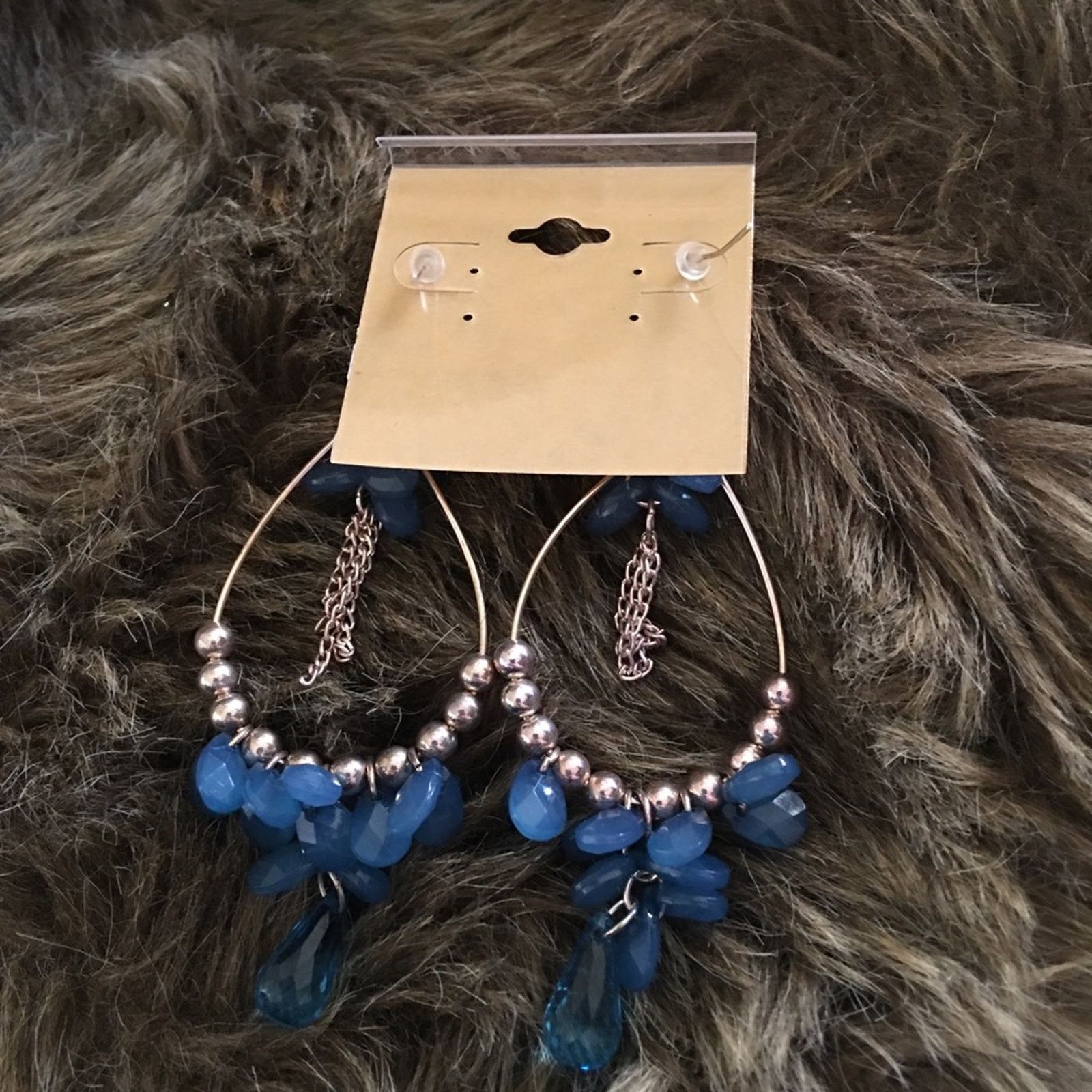 Jewelry Elegant chandelier style faceted bead earrings Size ONE SIZE - 5 Thumbnail
