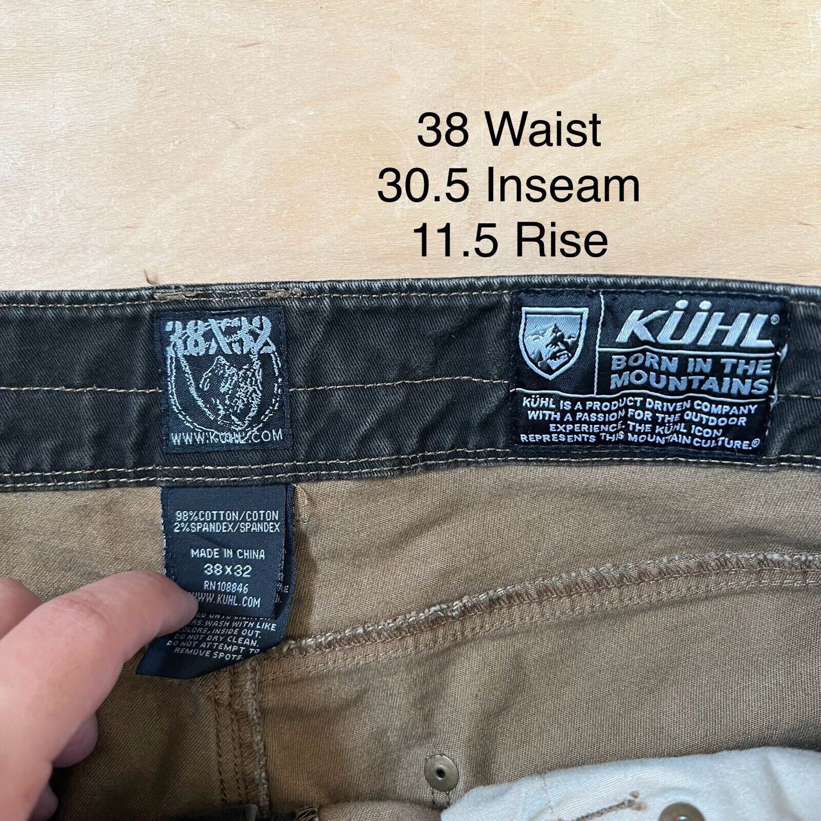 Kuhl Kuhl Rydr Pants 38 Black Hiking Outdoor Workwear Vintage Size US 38 / EU 54 - 5 Thumbnail