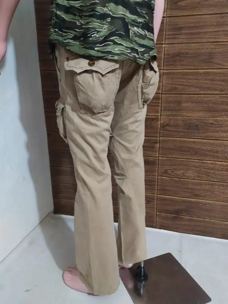 Edwin × Japanese Brand Edwin 505 khaki Cargo pants Nice Design Pocket Tactical Size US 30 / EU 46 - 17 Thumbnail