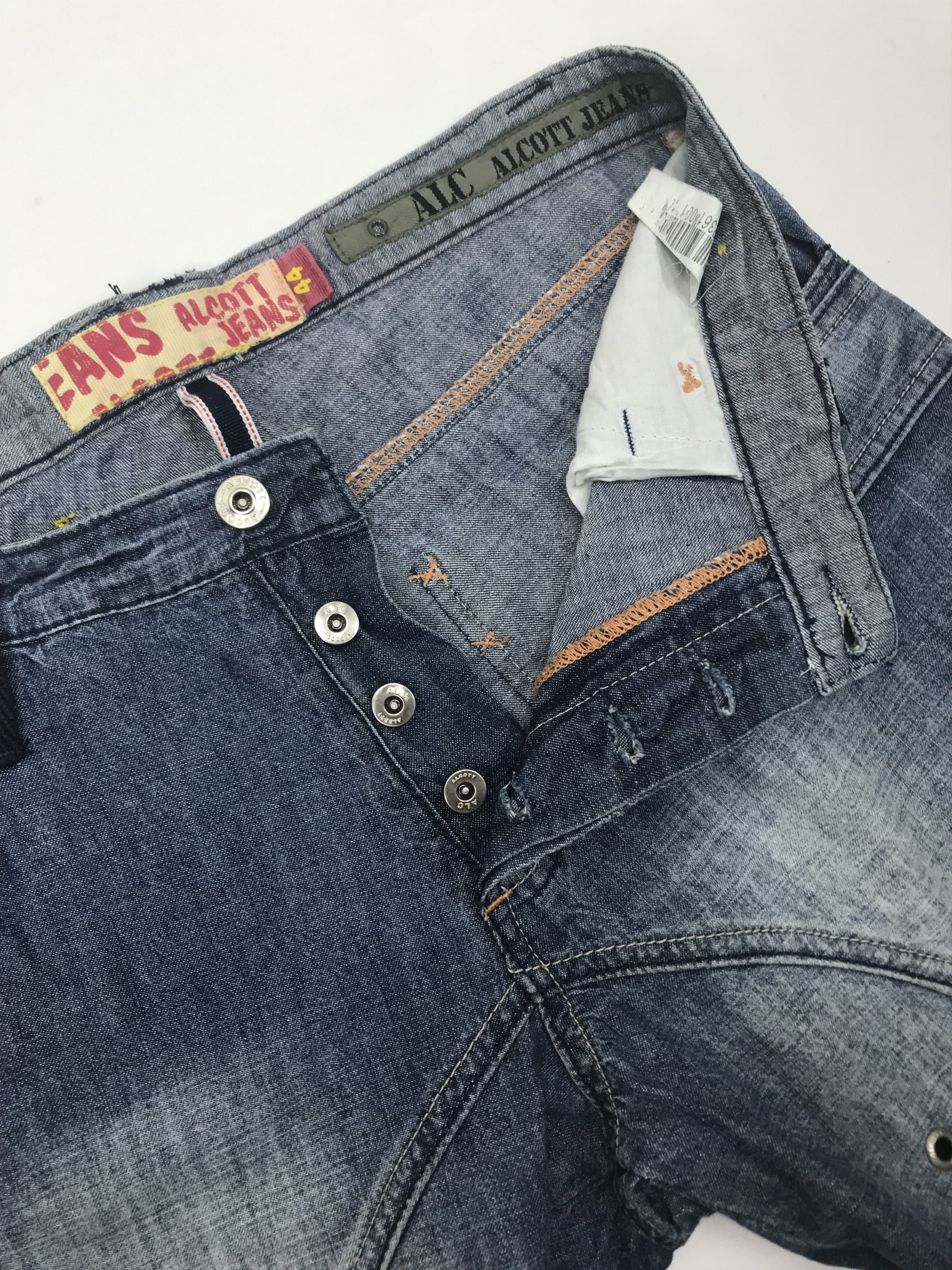Japanese Brand Vintage Japanese Alcott Multi Pocket Cargo Baggy Jeans Size US 32 / EU 48 - 11 Thumbnail