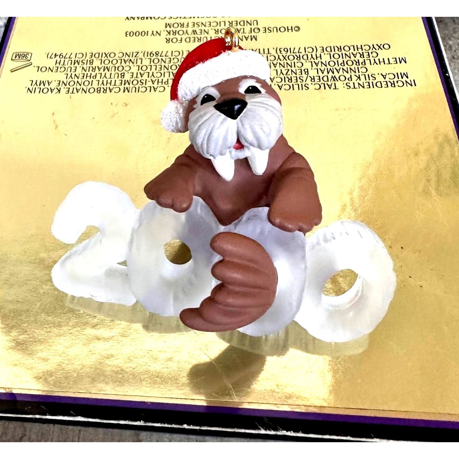 Vintage Vintage Walrus Hallmark Keepsake Christmas Ornament Cool De Size ONE SIZE - 1 Thumbnail