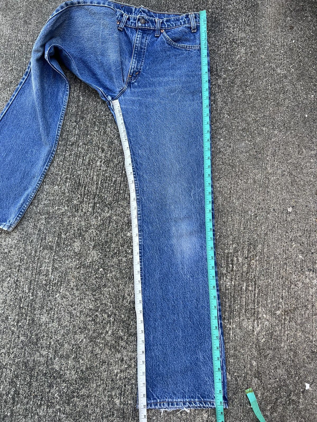 Levi's × Vintage Vintage Early 90s Levi’s 517 Orange Tab Denim Flare Jeans Size US 31 - 5 Thumbnail