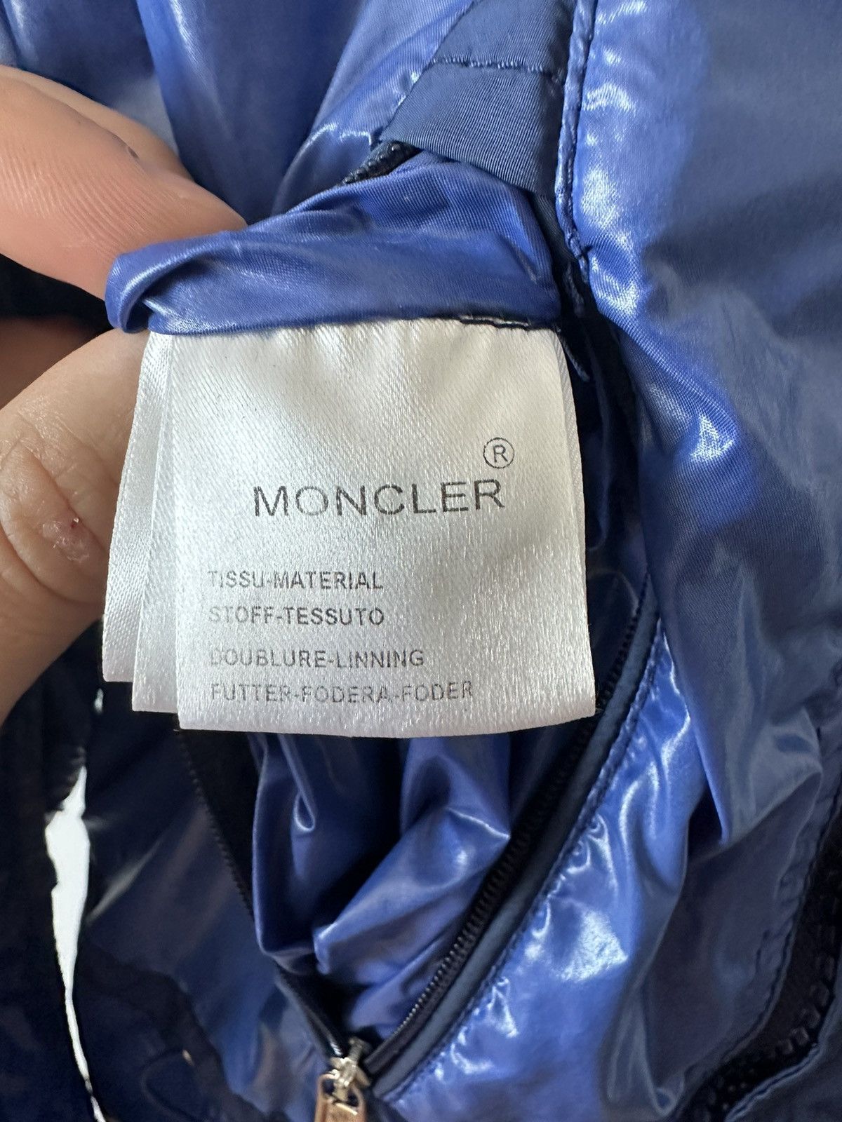 Moncler Moncler Clement light jacket nylon navy Size US L / EU 52-54 / 3 - 13 Thumbnail