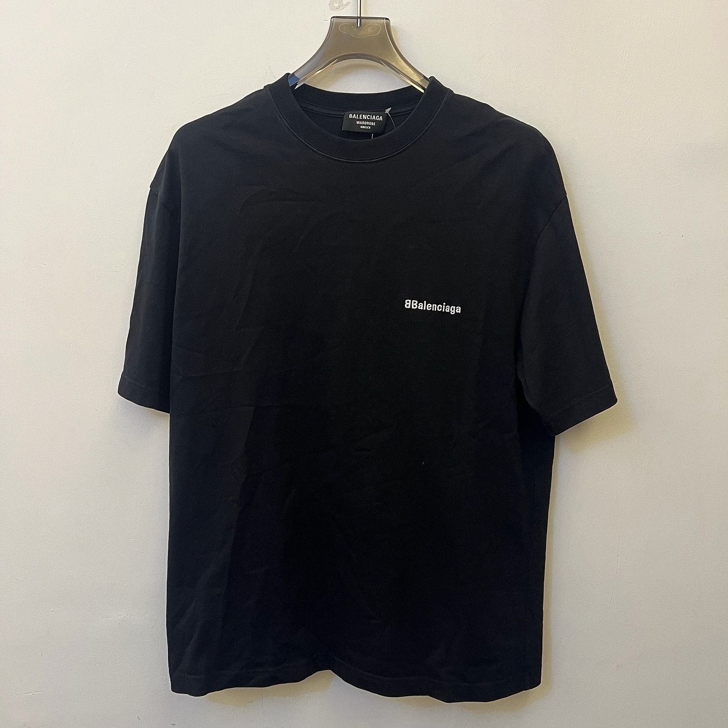 Balenciaga Balenciaga Logo T-Shirt Black Size XXS Size US XXS / EU 40 - 1 Thumbnail