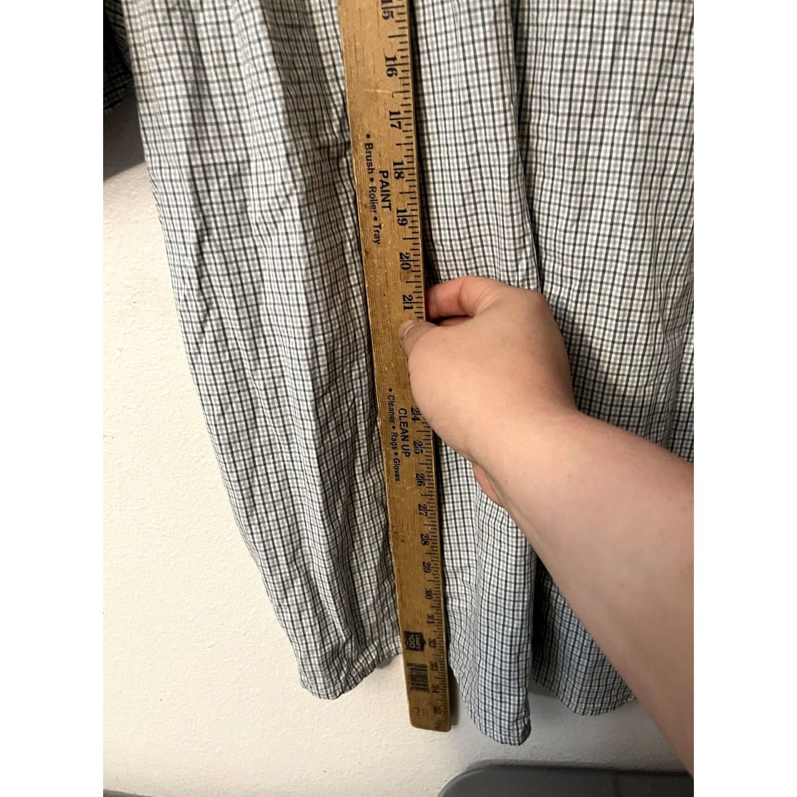 Wrangler Wrangler Hero Shirt XL Gray Plaid Short Sleeve Button-Down Men's Size US XL / EU 56 / 4 - 4 Thumbnail