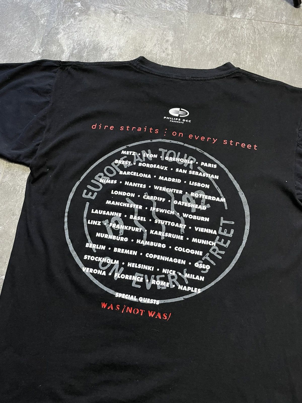 Band Tees dire straits 1992 vintage euro tour t shirt on every street Size US L / EU 52-54 / 3 - 10 Thumbnail
