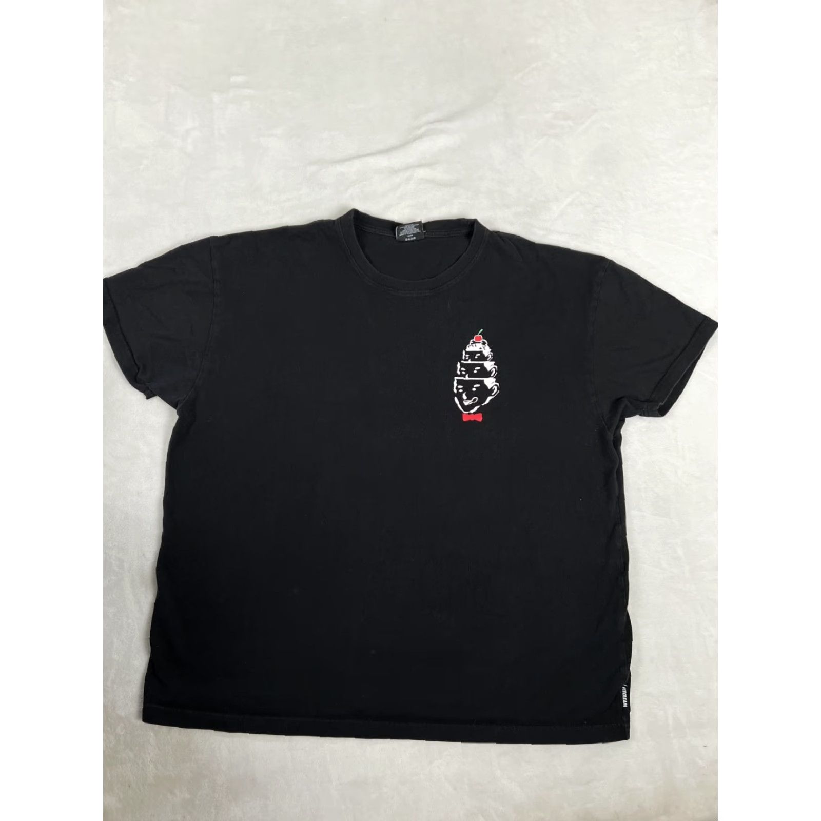 Vintage Ice Cream T-Shirt Mens 3XL Black Tricks Graphic BBC Streetwear Dog Graphic Short Sleeve Crew Neck Cotton Regular Size US XXL / EU 58 / 5 - 2 Thumbnail