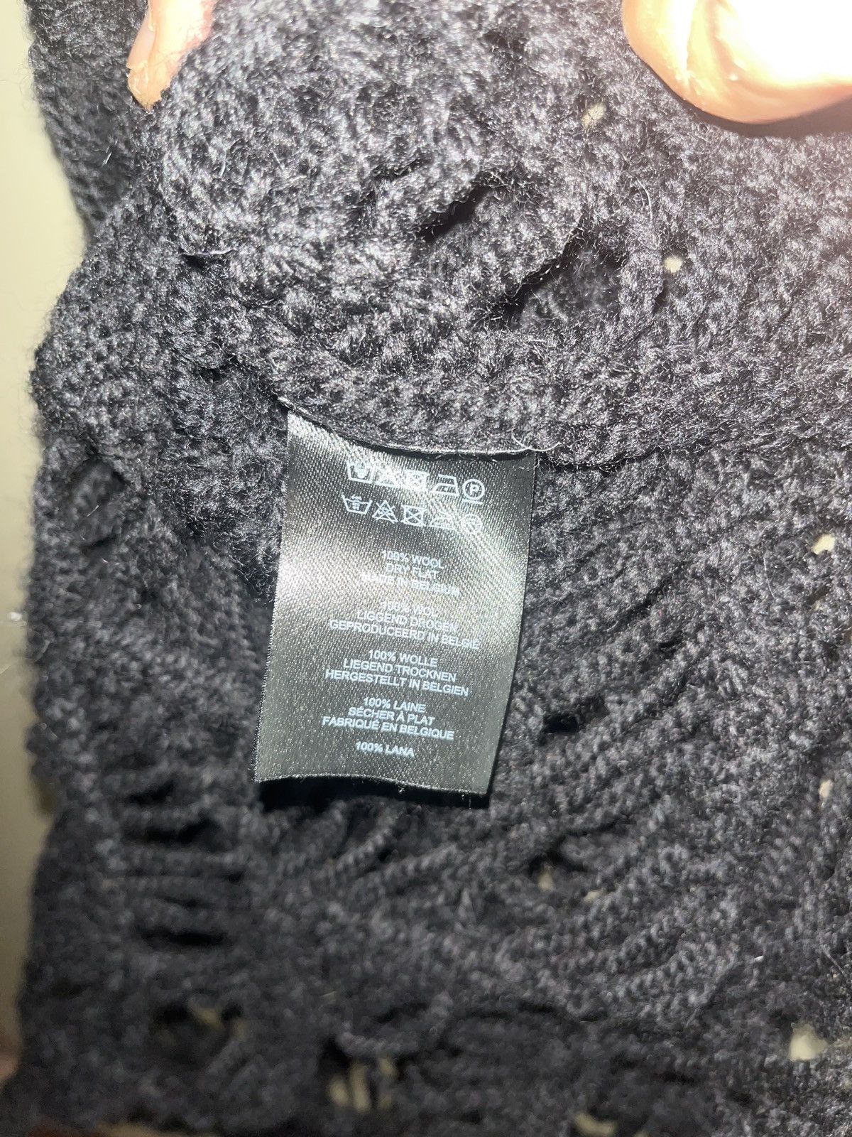 Dries Van Noten Holey Wool Tank Top Size US L / EU 52-54 / 3 - 4 Thumbnail