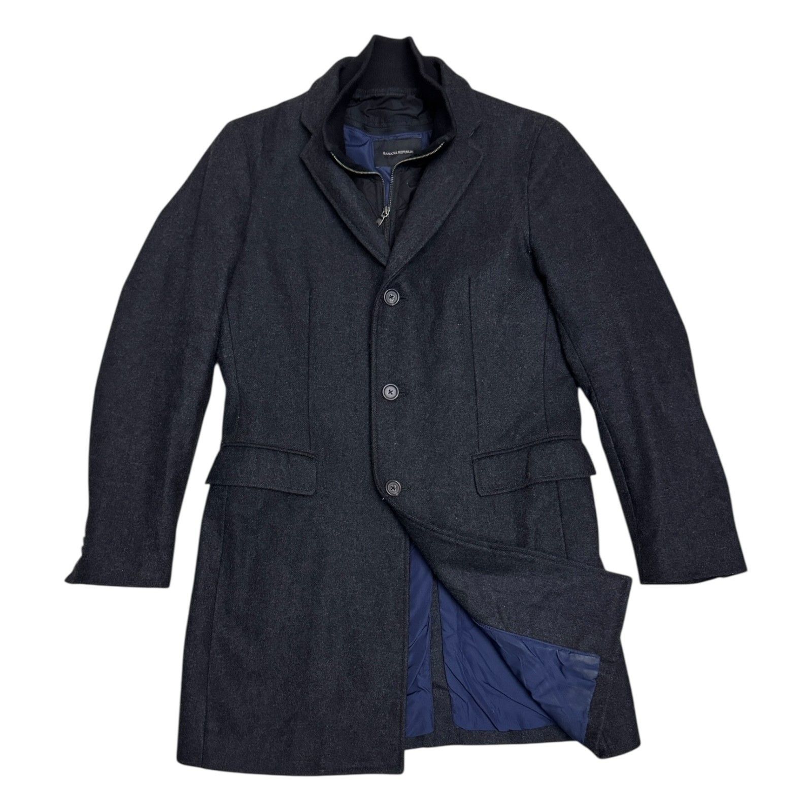 Banana Republic BANANA REPUBLIC Wool Winter Business Casual Pea Coat Medium Size M / US 6-8 / IT 42-44 - 1 Thumbnail