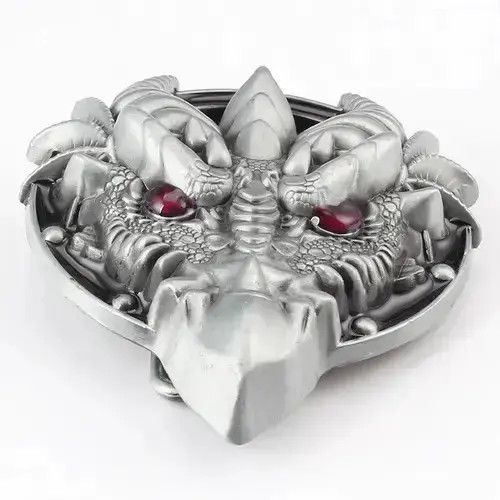 Other Dragon Buckle Leather Belt Size ONE SIZE - 2 Thumbnail