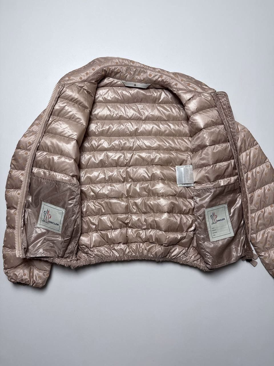Moncler Moncler Polka Dot Down Jacket Beige Size S / US 4 / IT 40 - 10 Thumbnail