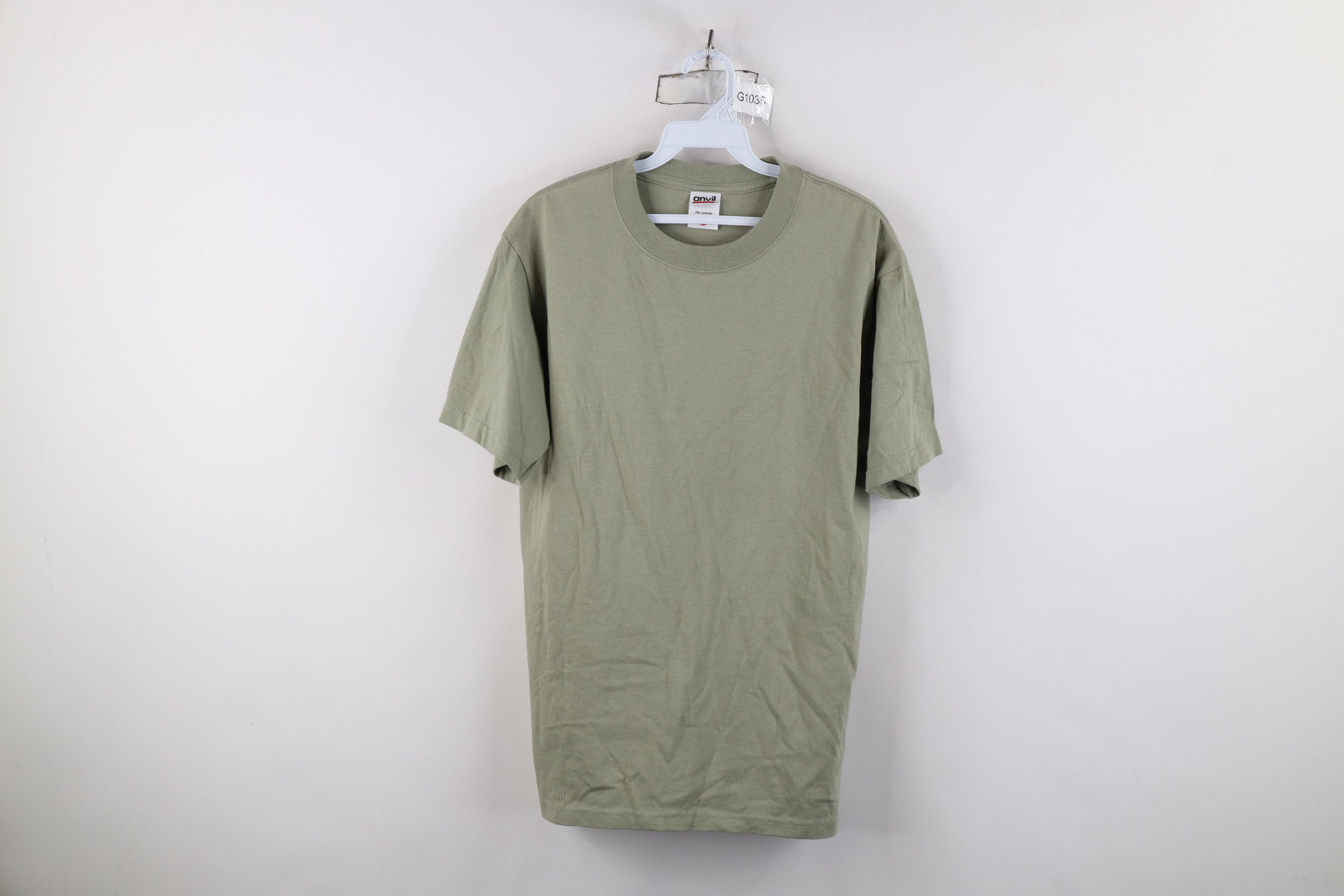Vintage Vintage 90s Y2K Streetwear Blank Cotton Short Sleeve T-Shirt Size US M / EU 48-50 / 2 - 1 Thumbnail