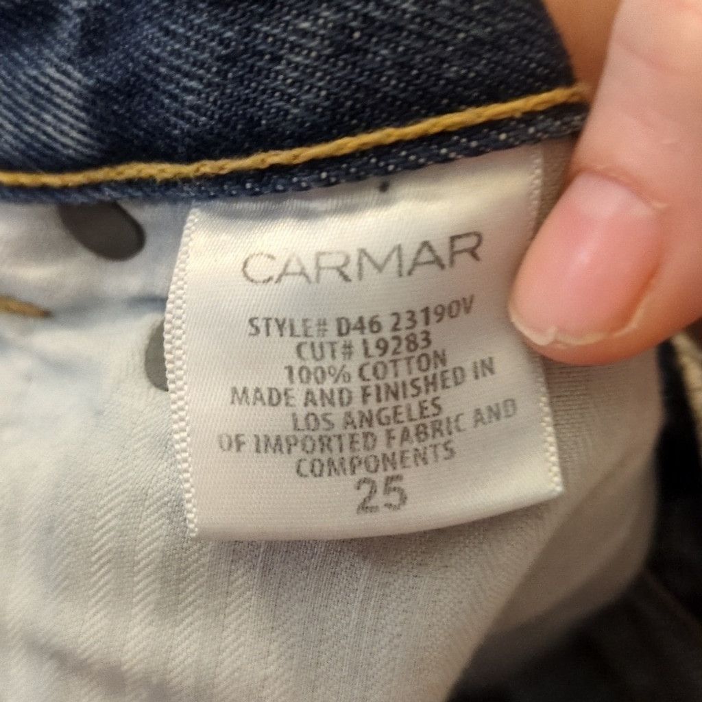 Other Carmar Blue Jeans Size 25 Size 25" / US 0 / IT 36 - 5 Thumbnail