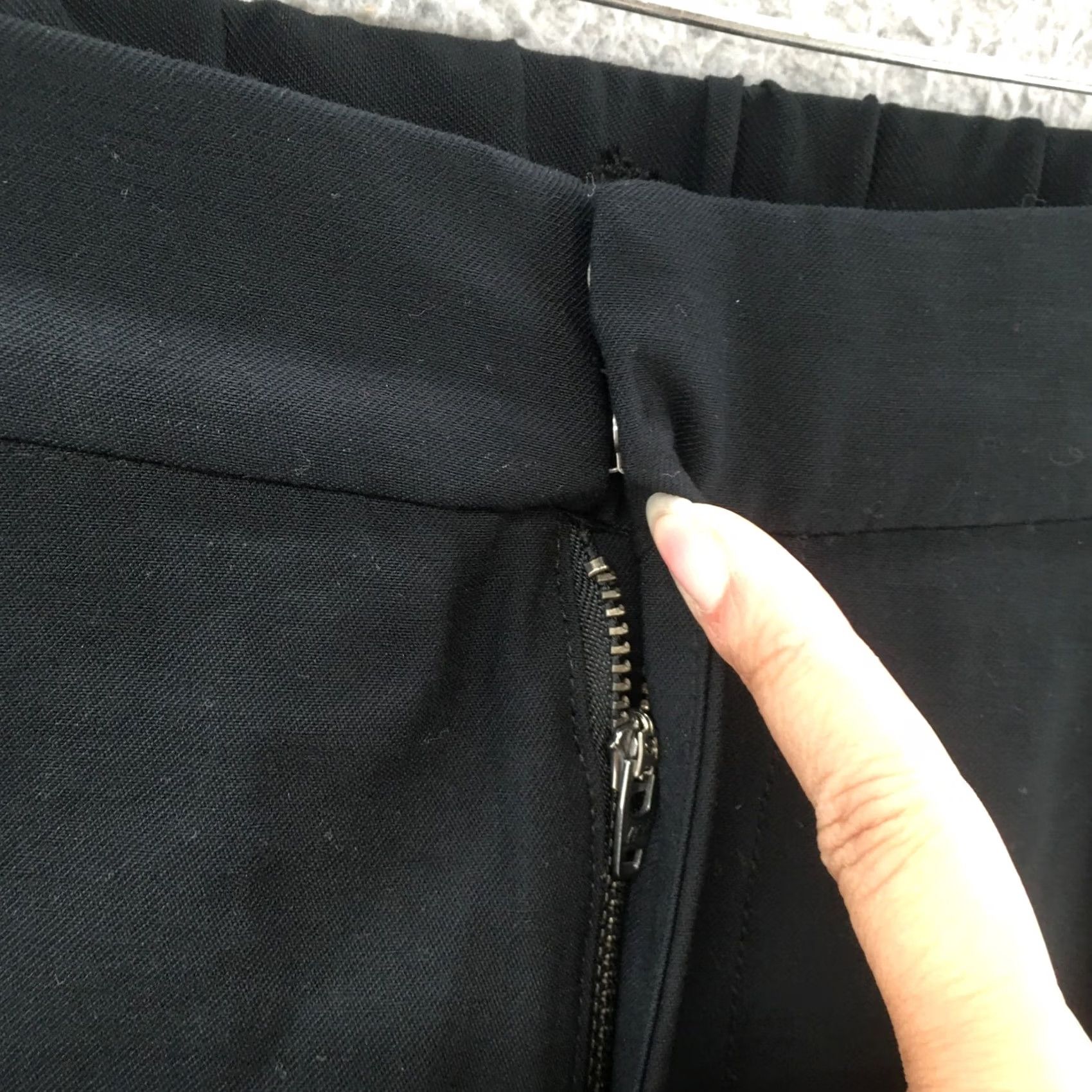 Vintage A New Day Black Wide-Leg Dress Pants Womens 17 High Rise Pleated Front Pants For Casual Wear Womens Size 38" / US 16 / IT 52 - 4 Thumbnail