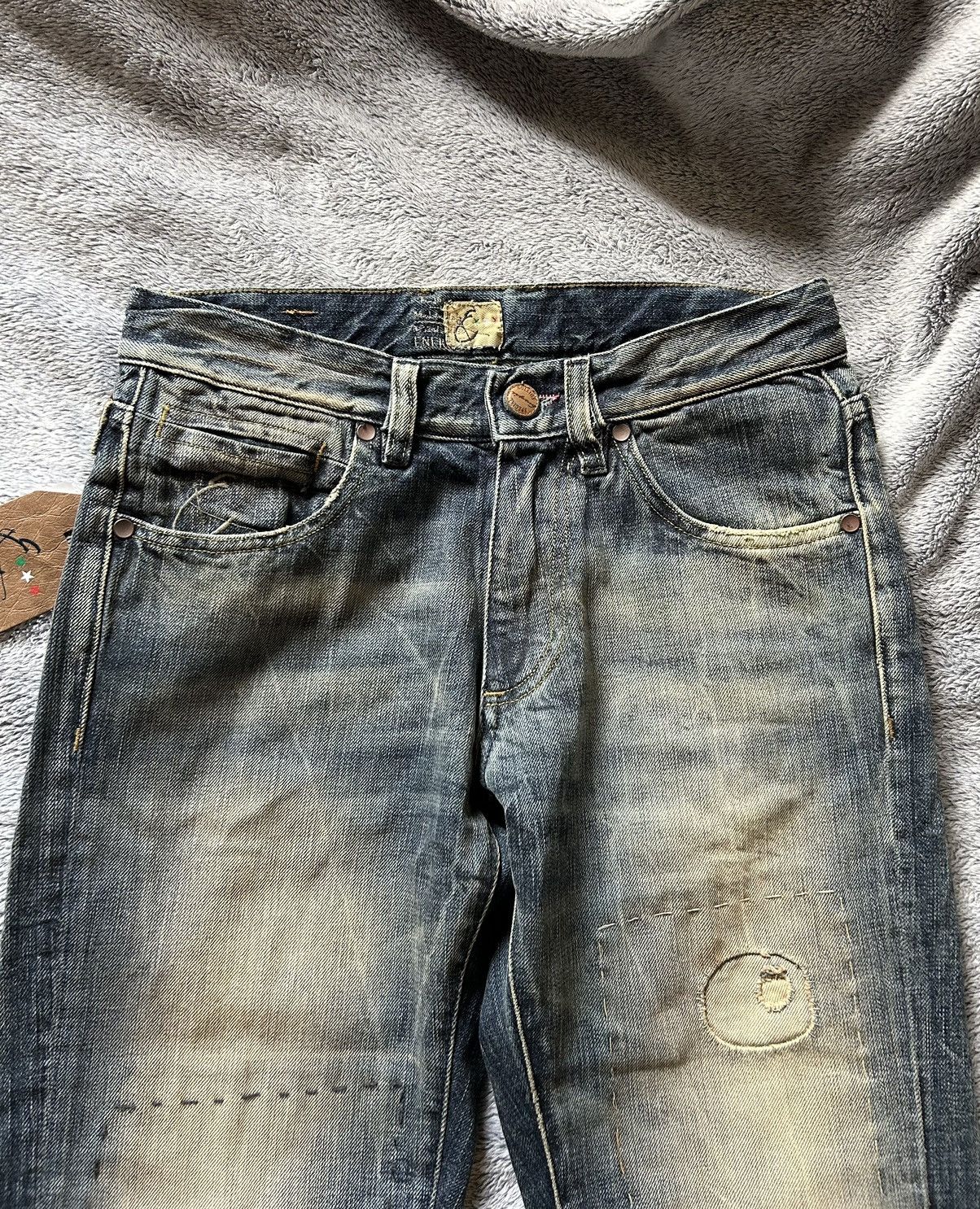 Other Vintage 90s distressed denim jeans Size US 28 / EU 44 - 7 Thumbnail