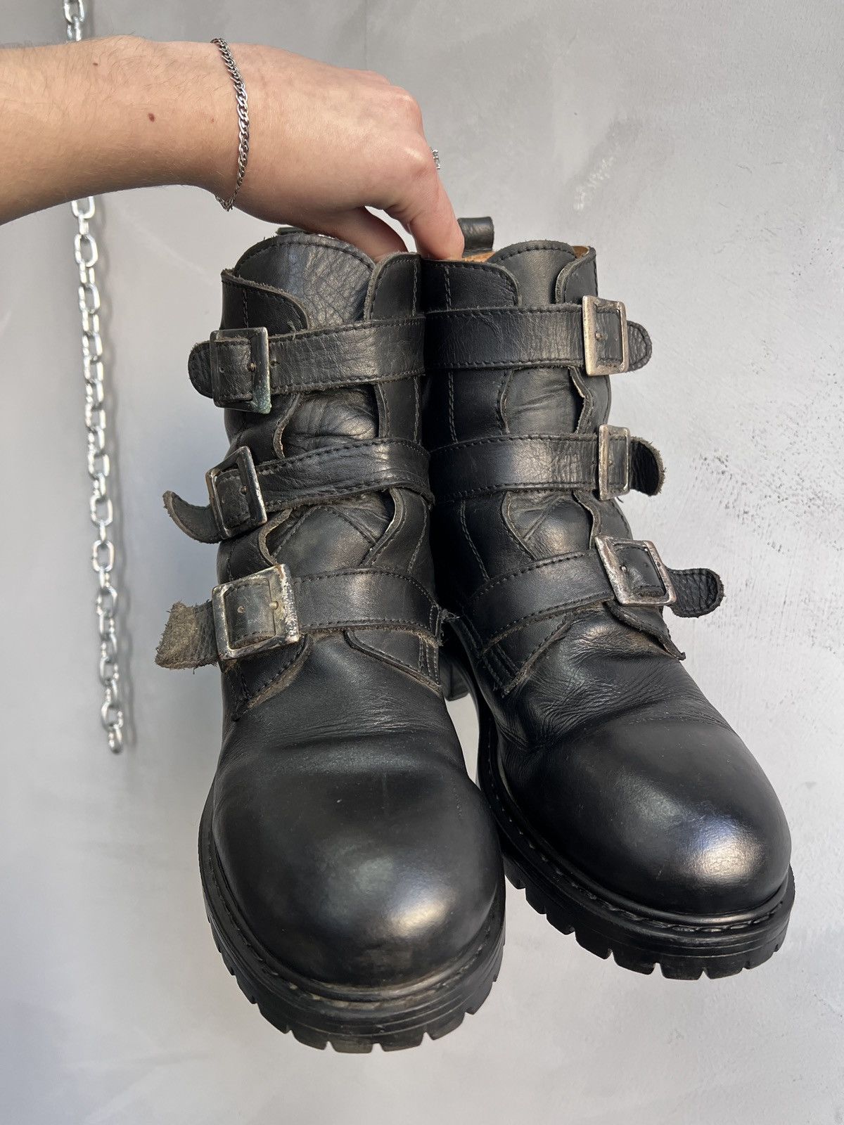 Undercover Undercover Leather platform Boots High Avant Garde Style Size US 10 / EU 43 - 2 Thumbnail