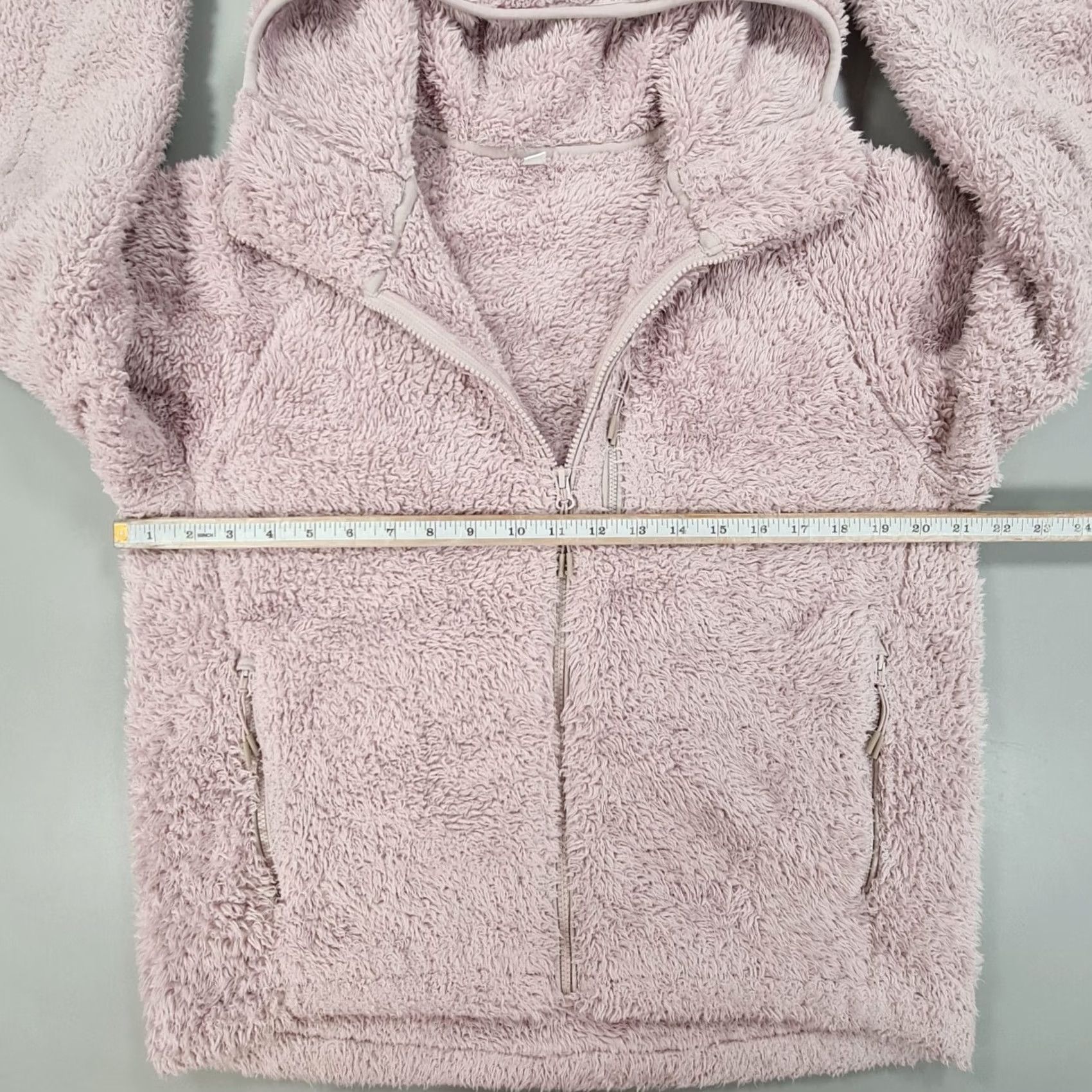 Uniqlo Uniqlo Jacket Blue M Full Zip Hooded Sherpa Fleece Women’s Medium Size Pocketed Regular Polyester Vintage: No Size M / US 6-8 / IT 42-44 - 5 Thumbnail