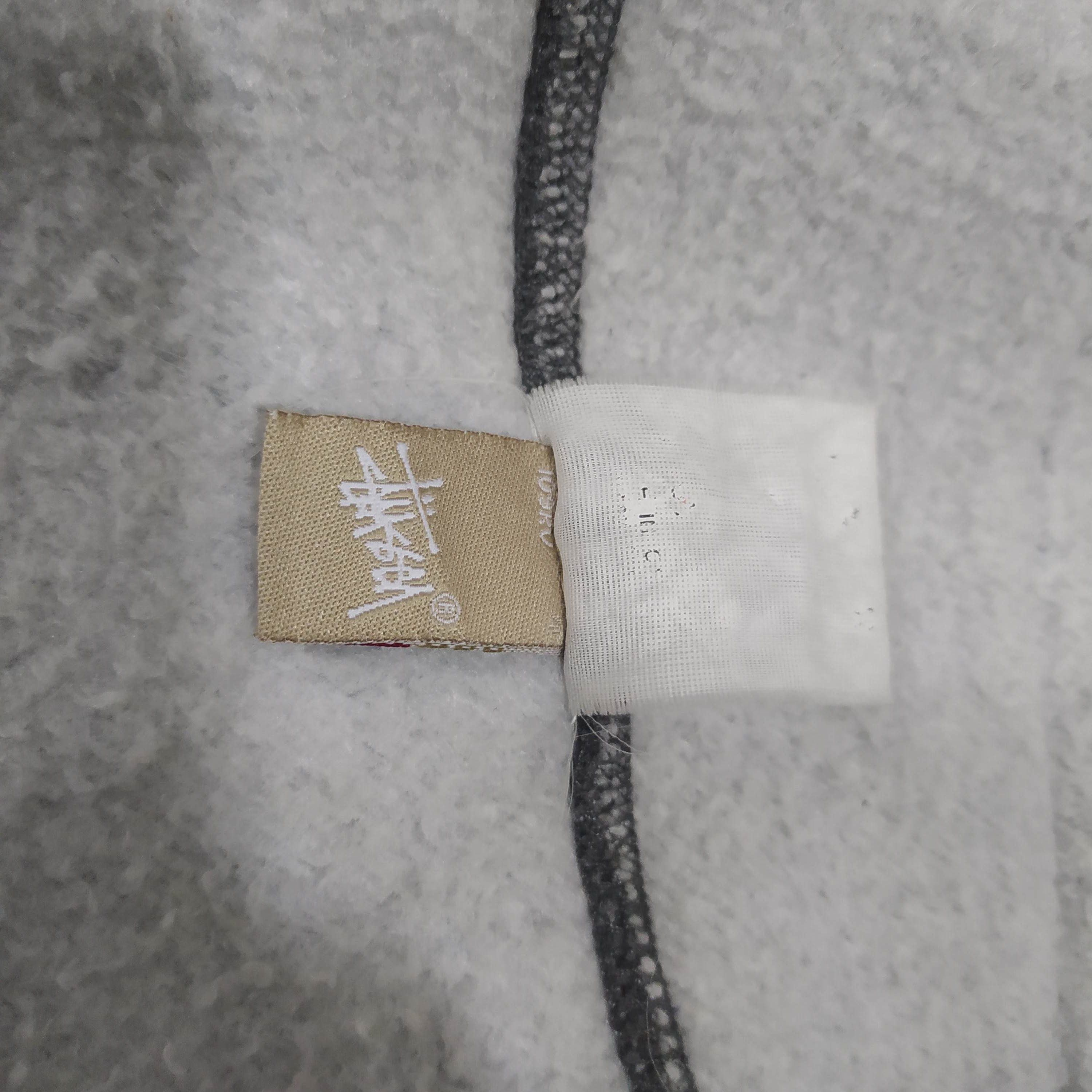 Stussy Stussy Y2K 00's Leather Patch Sweat Hood Parka Jacket Size US XL / EU 56 / 4 - 10 Thumbnail