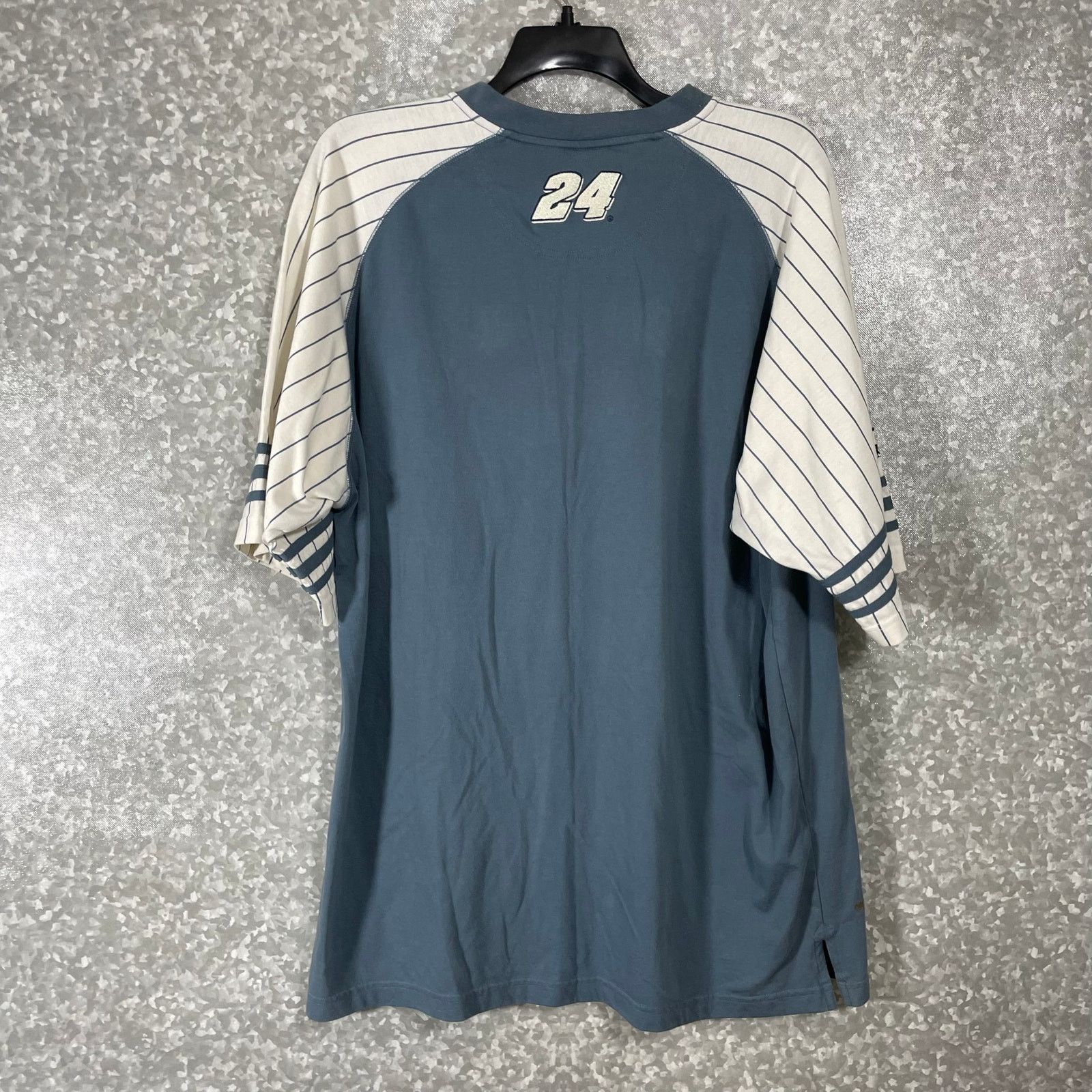 Vintage Vintage Jeff Gordan 24 Blue Baseball Jersey Shirt - Size XXL Size US XXL / EU 58 / 5 - 11 Thumbnail