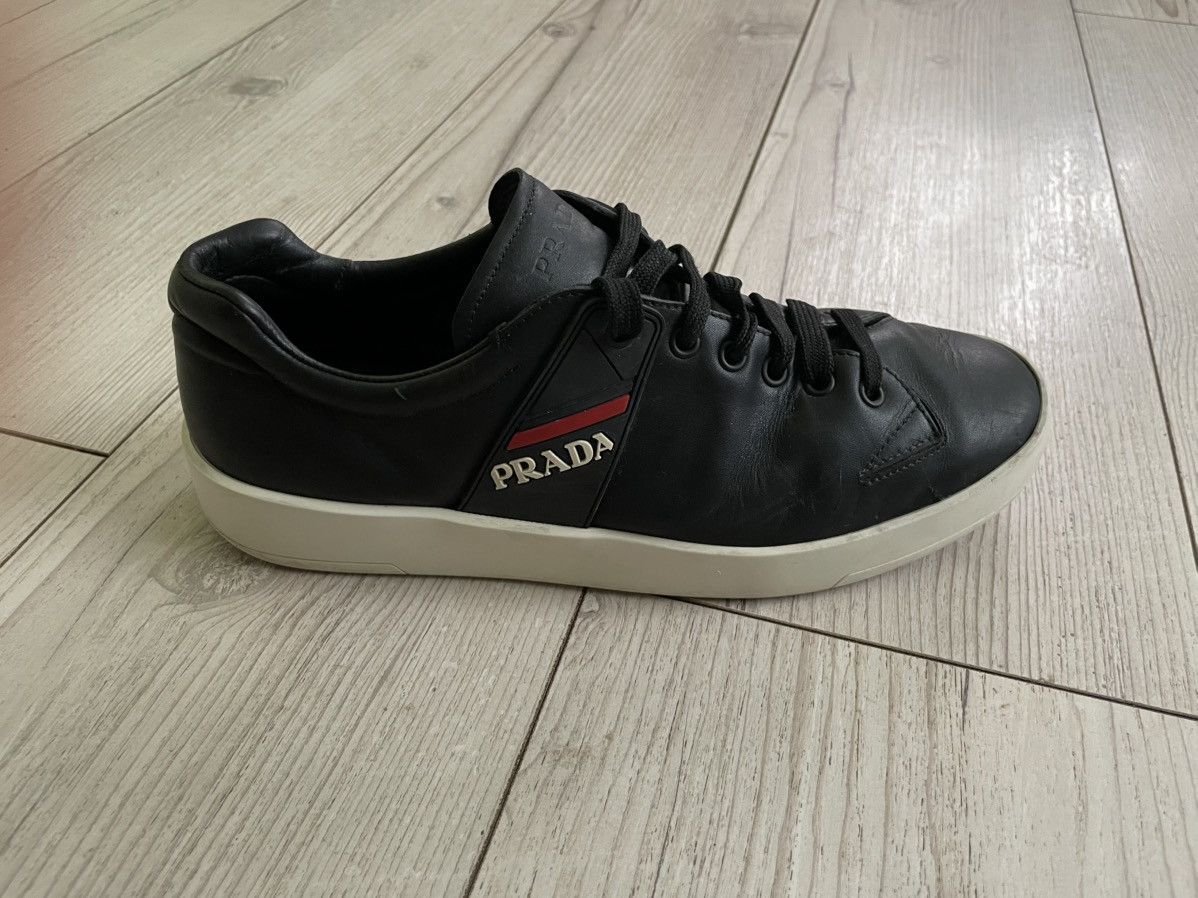 Prada Prada Leather Sneaker Shoes Size US 8 / EU 41 - 7 Thumbnail