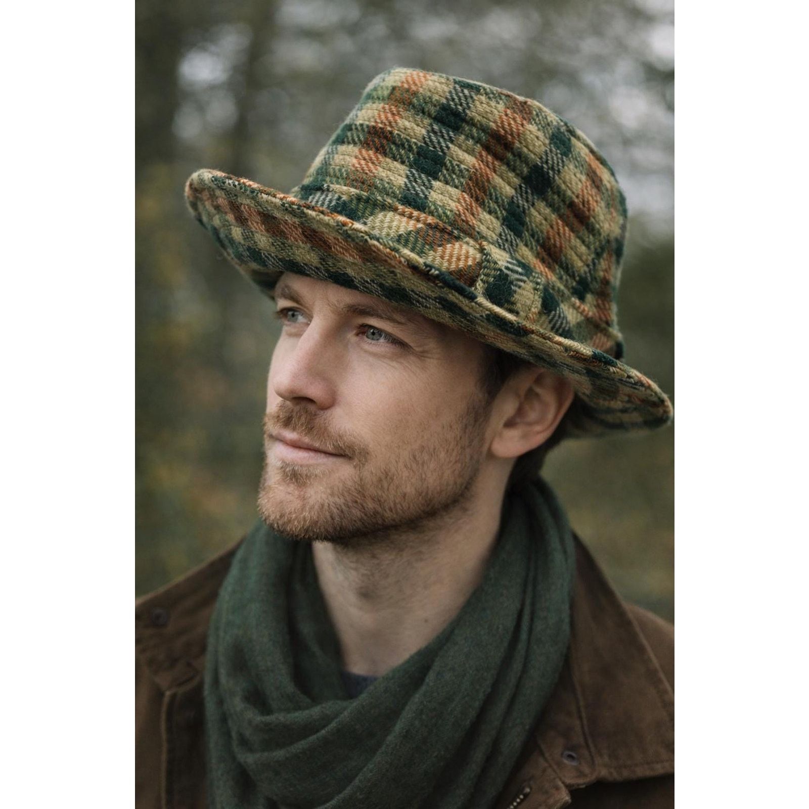 Other Vintage Plaid Bucket Hat M | Retro Plaid Hat | 100% Acrylic Size ONE SIZE - 1 Thumbnail