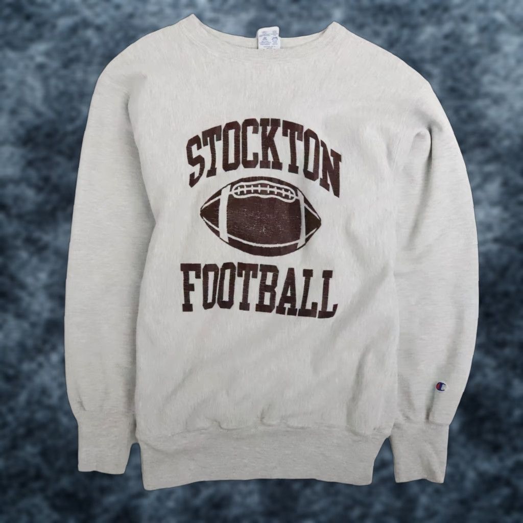 VINTAGE Champion Reverse Weave Crewneck Sweatshirt Gray Size XL