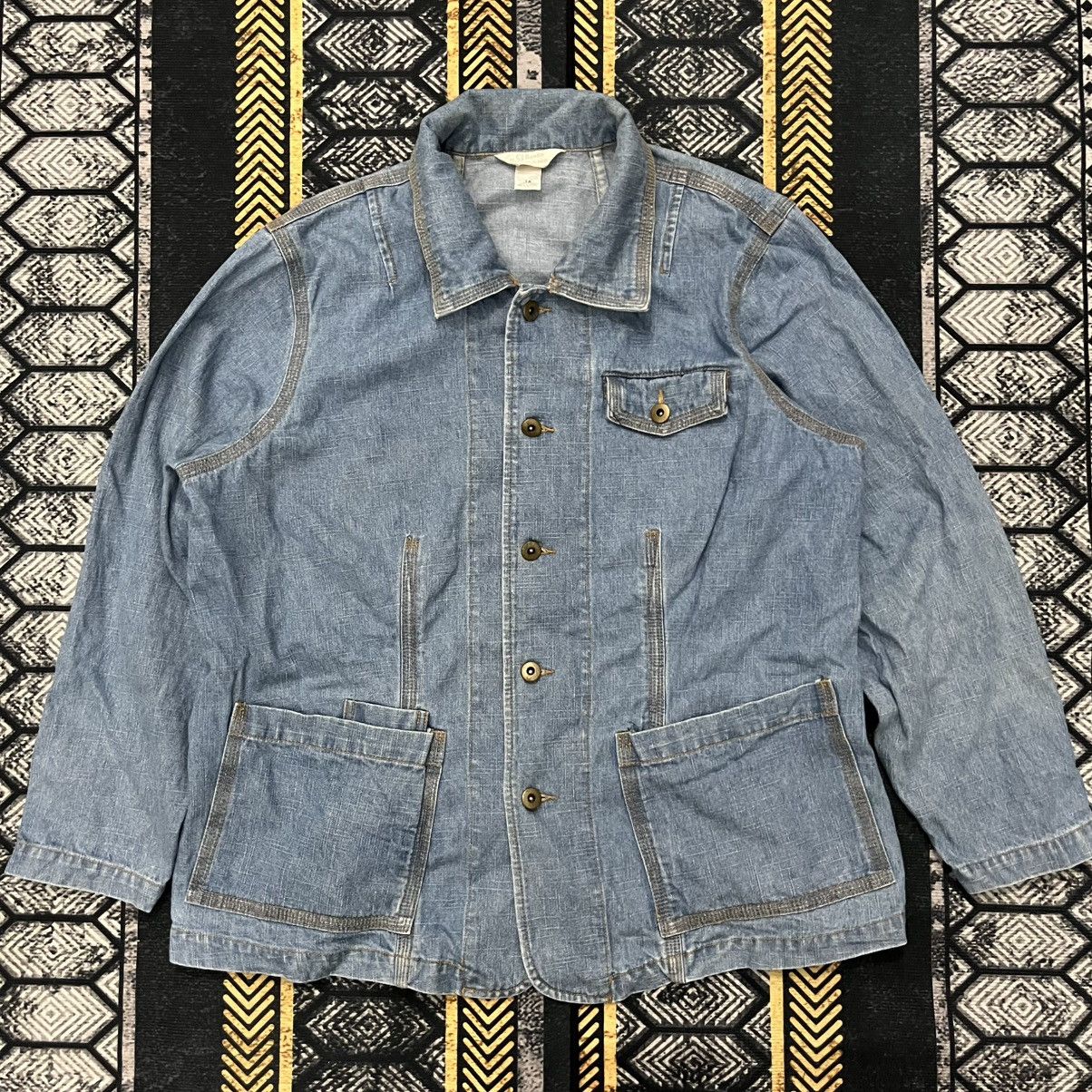 Denim & Co. 💥CJ Banks Reworked Avant Garde Designer Denim Carpenter Size US L / EU 52-54 / 3 - 2 Thumbnail