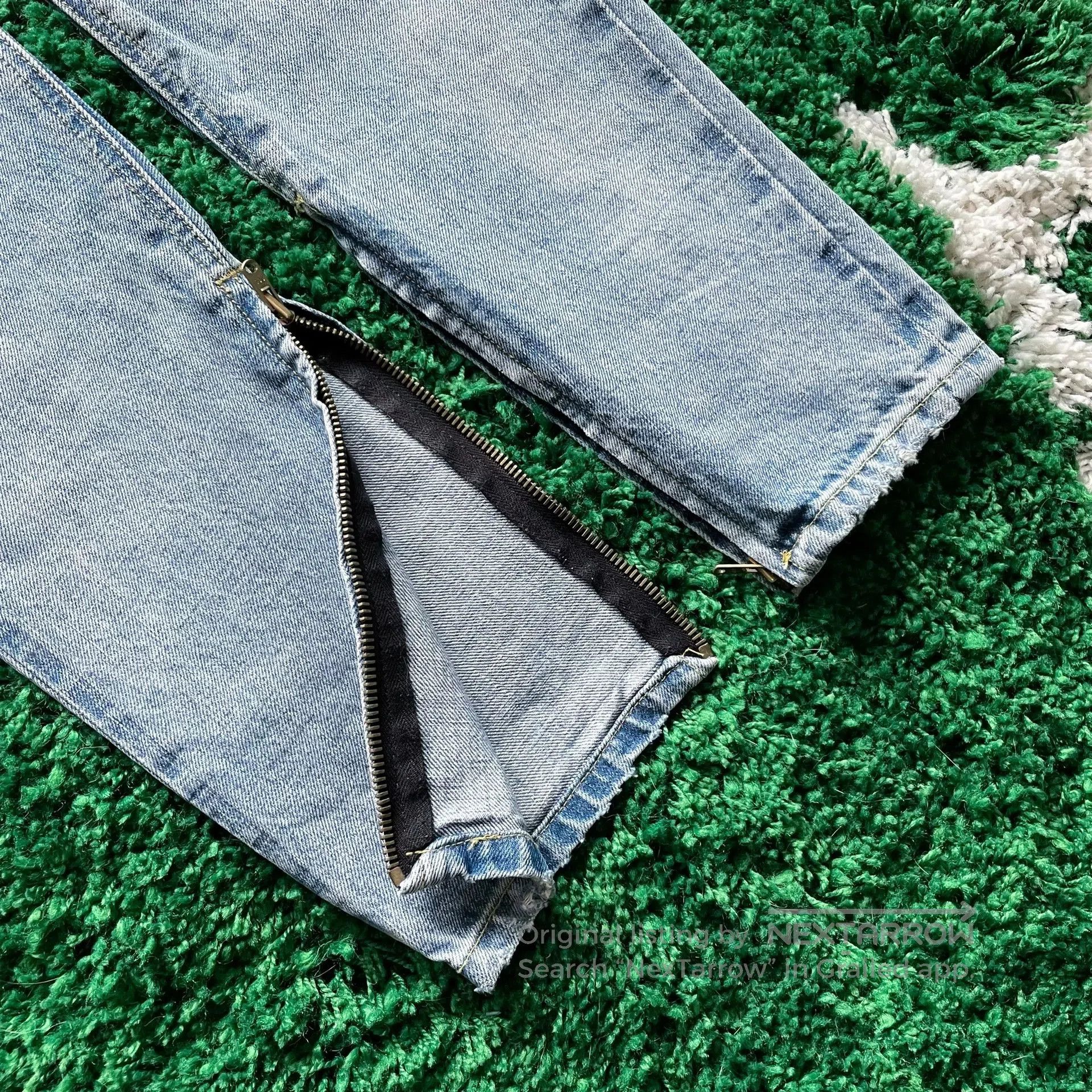 Fear of God Fear of God 6th Distressed Blue Denim Pants. Size US 33 - 6 Thumbnail
