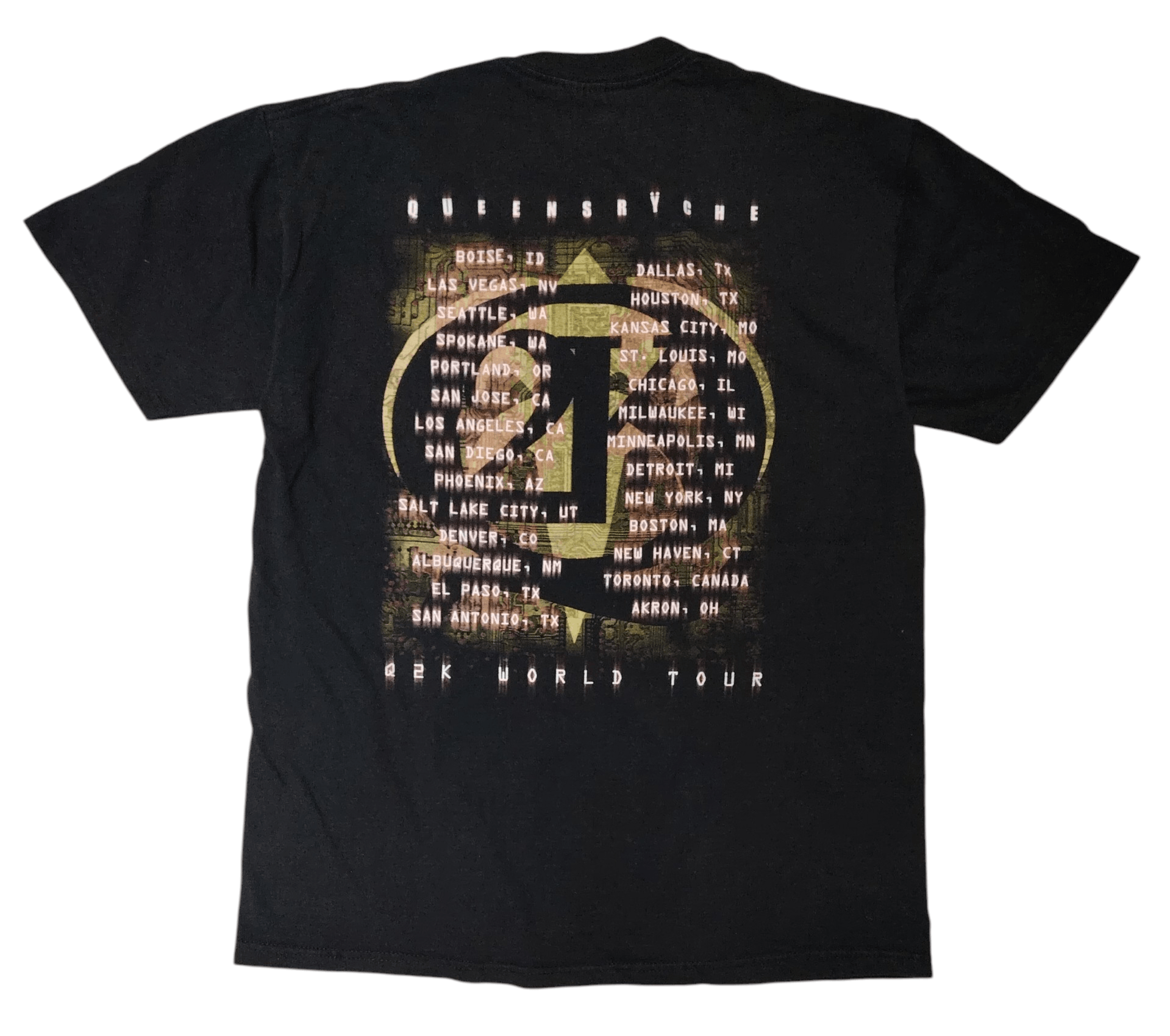 Band Tees Vintage Queensrÿche 2K World Tour T-shirt Size US L / EU 52-54 / 3 - 2 Thumbnail