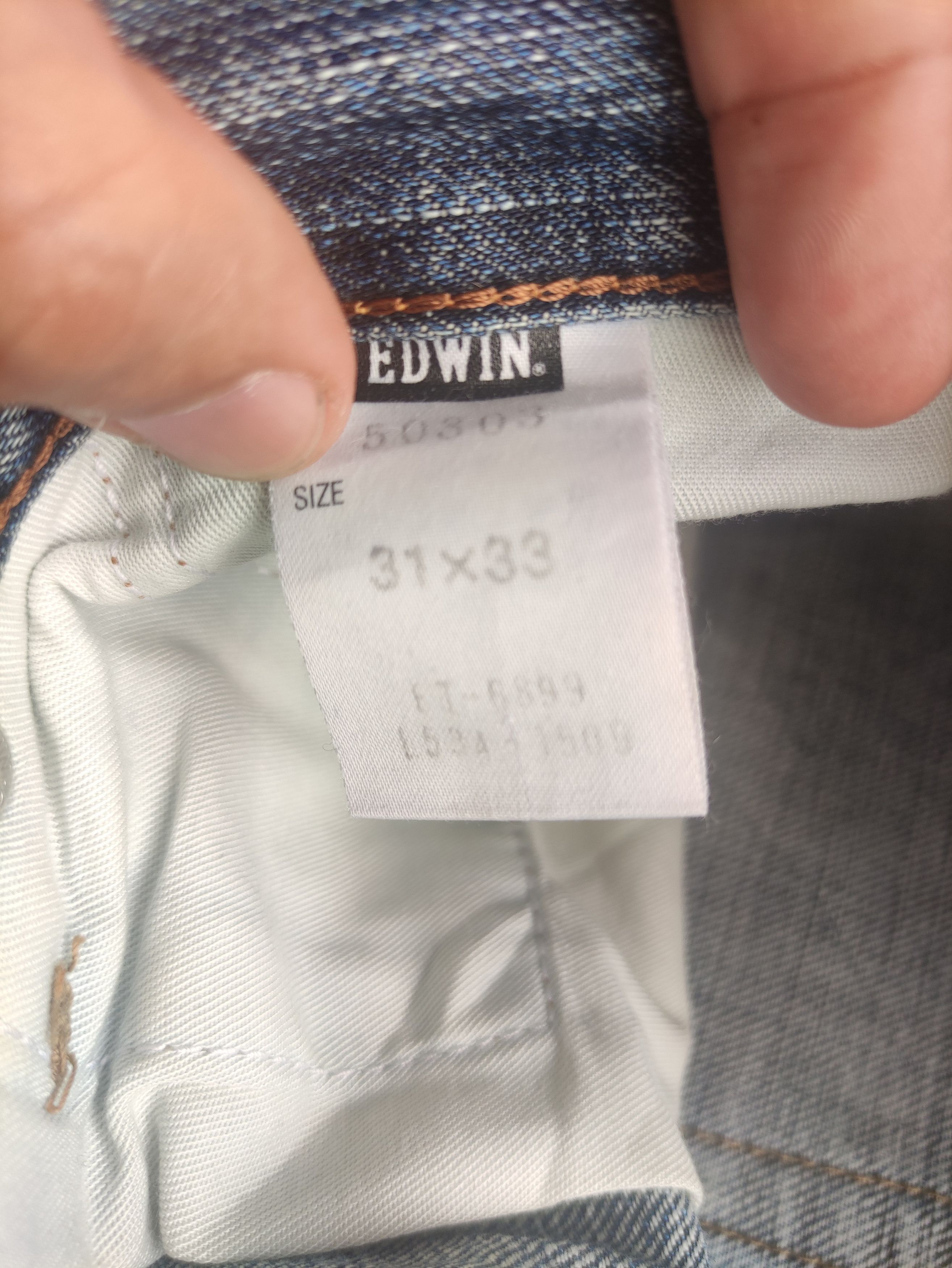 Edwin Vintage Edwin Japan Distressed Faded Jean W32 Size US 32 / EU 48 - 7 Thumbnail