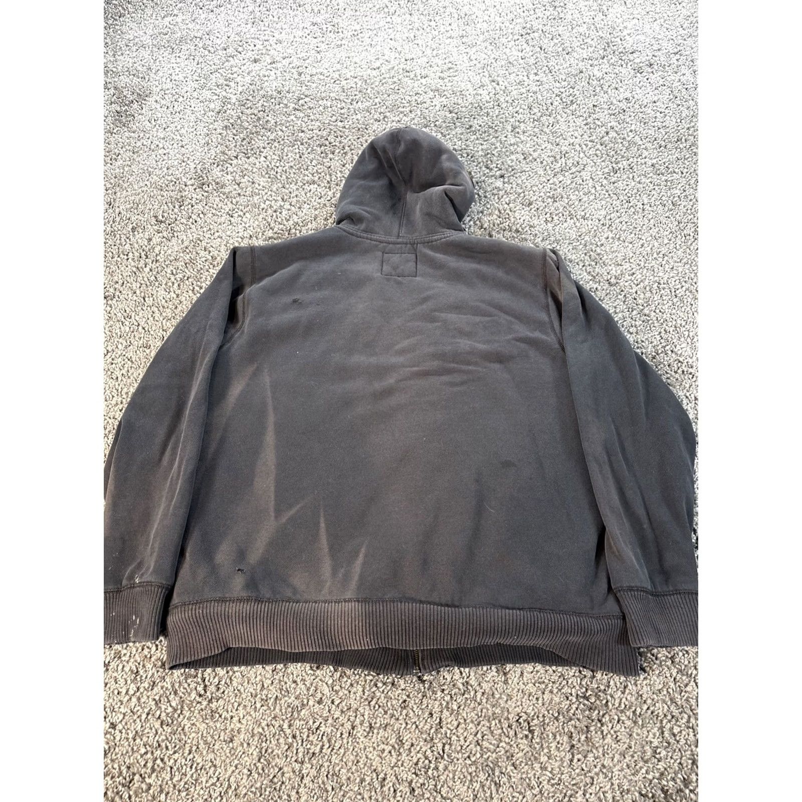 Old Navy VINTAGE Old Navy Hoodie Full Zip Men XL Black Grunge 90s Lined Hooded Zip Regular Size US XL / EU 56 / 4 - 6 Thumbnail