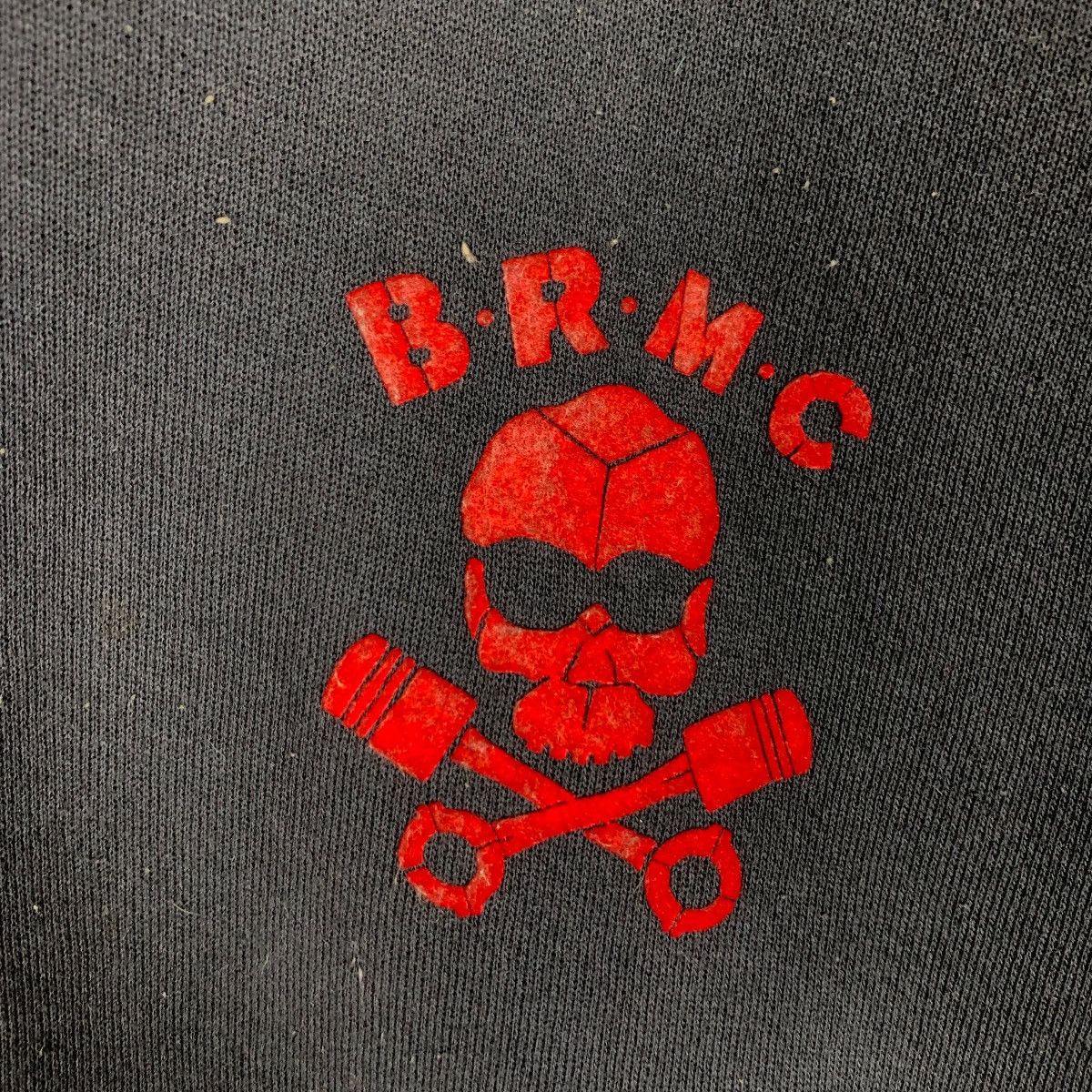 Lee 90s SIDE KICK BRMC Skull Big Logo Pullover Hoodies #0728-C33 Size US XL / EU 56 / 4 - 12 Thumbnail