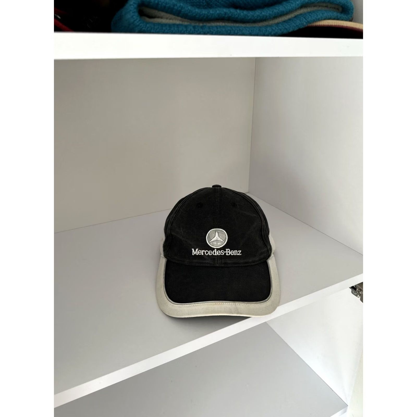Mercedes-Benz VINTAGE Mercedes Denz Cap Baseball Mens One Size Black 90s Cars washed cap Size ONE SIZE - 2 Thumbnail