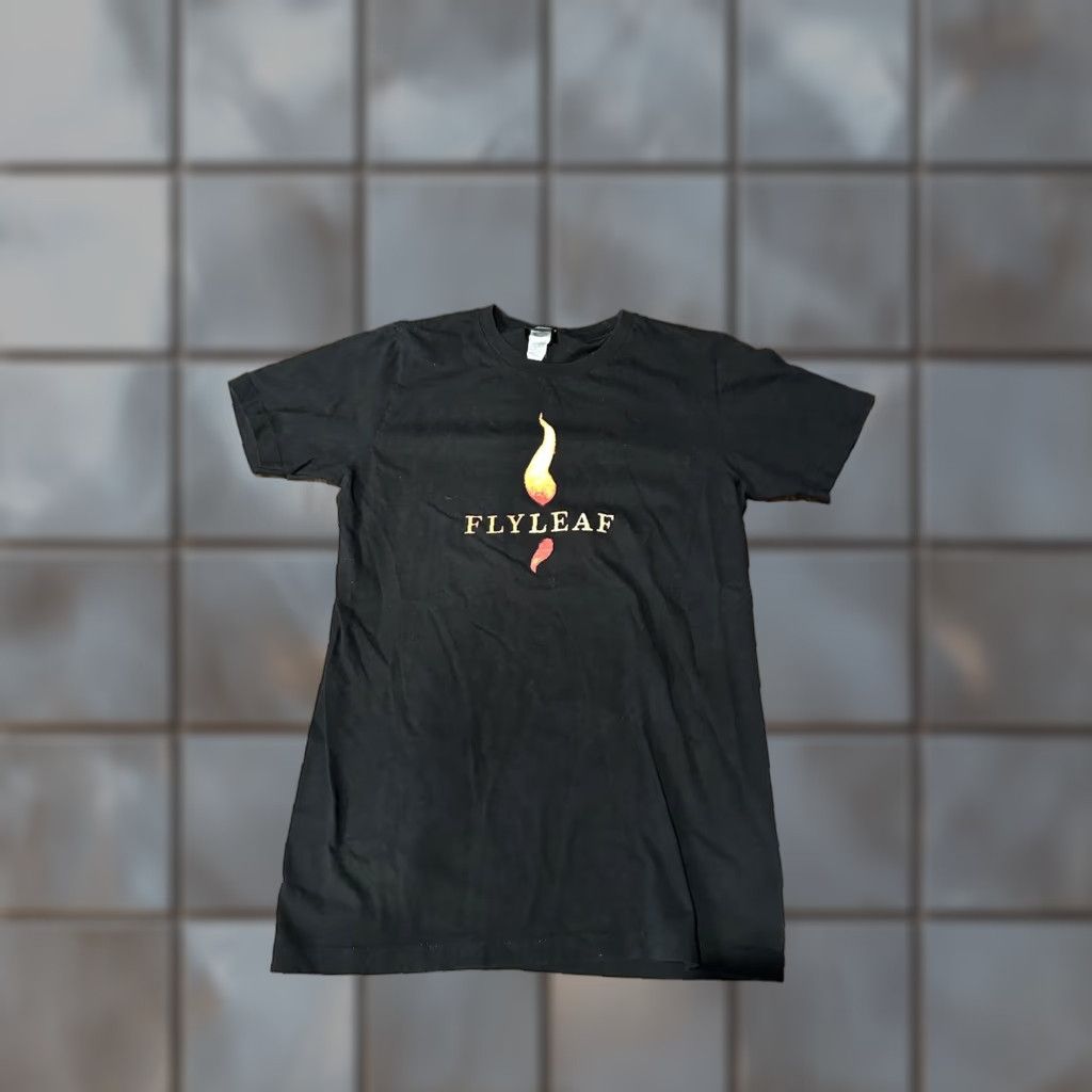 Vintage VINTAGE Giant Flyleaf Rock Band Shirt T-Shirt Mens Medium Black Cotton Logo 90s 2000s Band Tee Merch END Mens Size US M / EU 48-50 / 2 - 1 Thumbnail