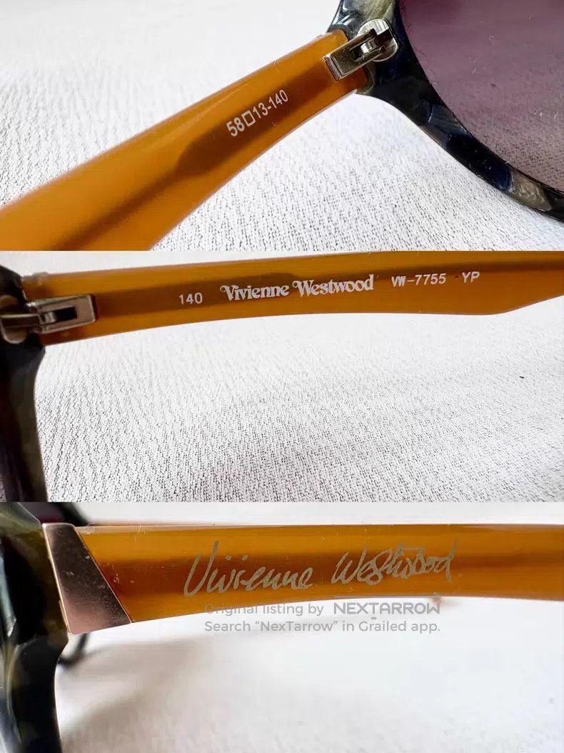 Vivienne Westwood Vivienne Westwood Purple gradient Saturn sunglasses Size ONE SIZE - 4 Thumbnail
