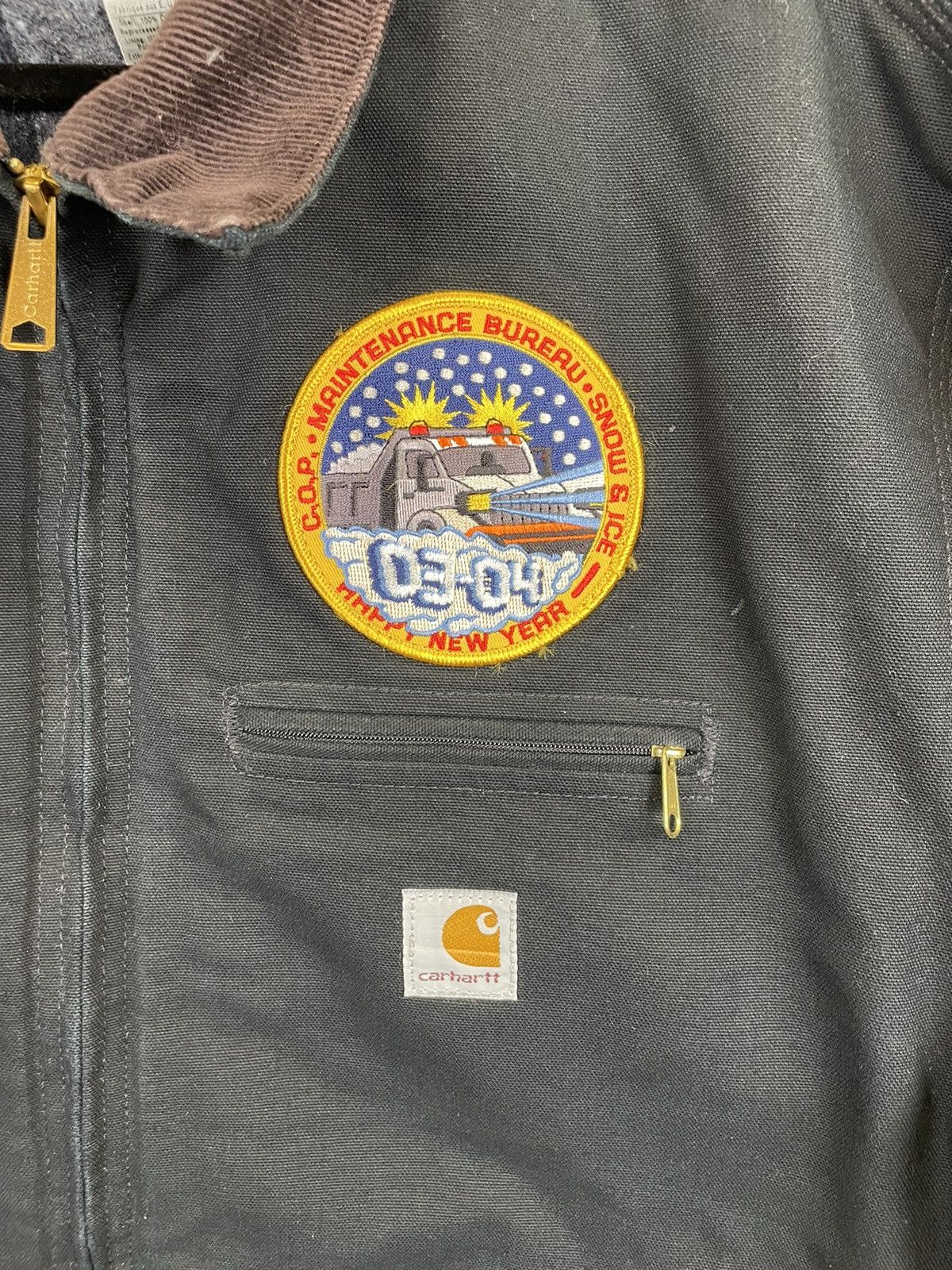 Carhartt Black carhartt blanket lined Detroit jacket size L Size US M / EU 48-50 / 2 - 2 Thumbnail